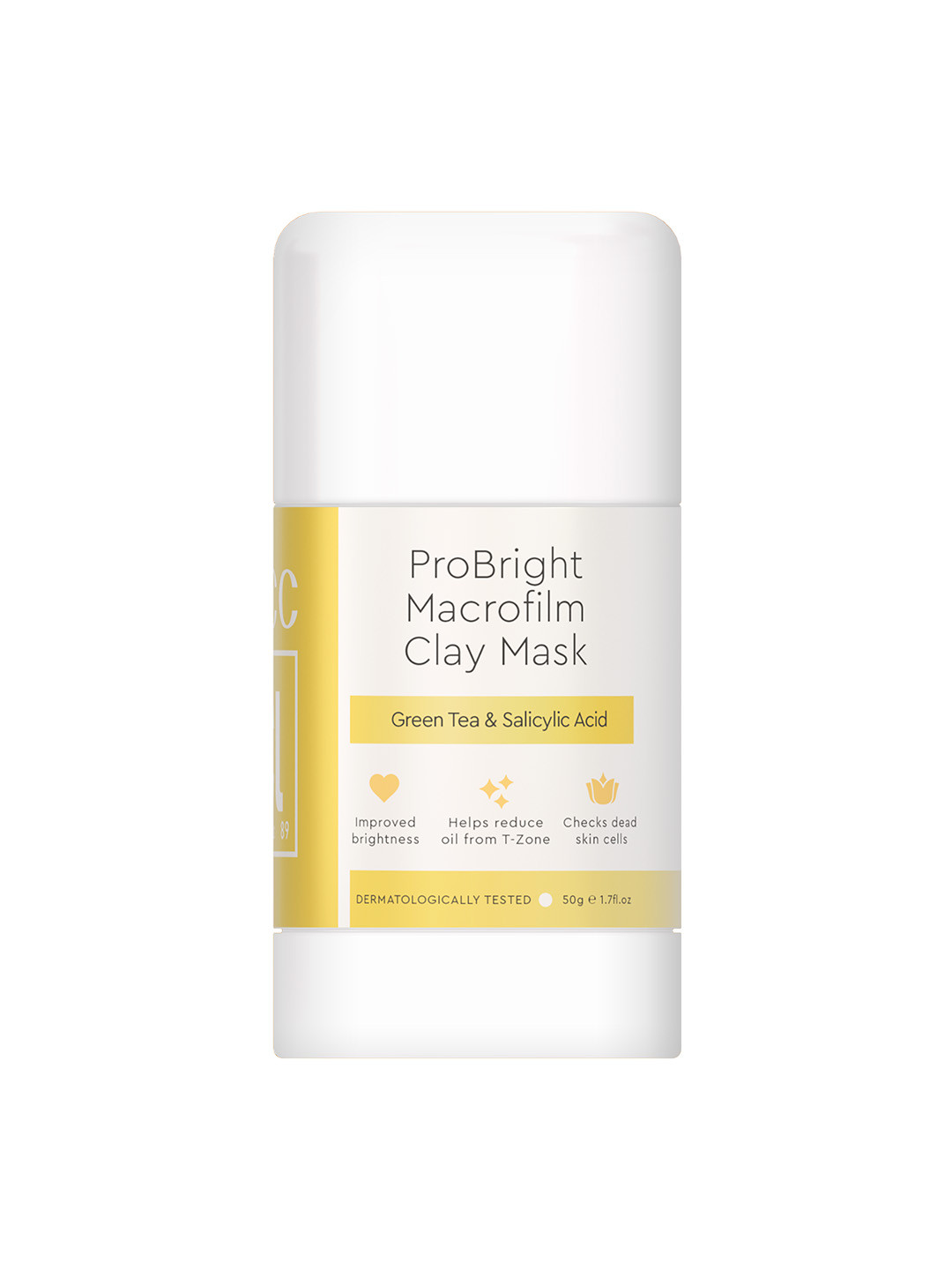 VLCC Clinic ProBright Macrofilm Clay Mask Enriched With Green Tea & Salicylic Acid - 50 g