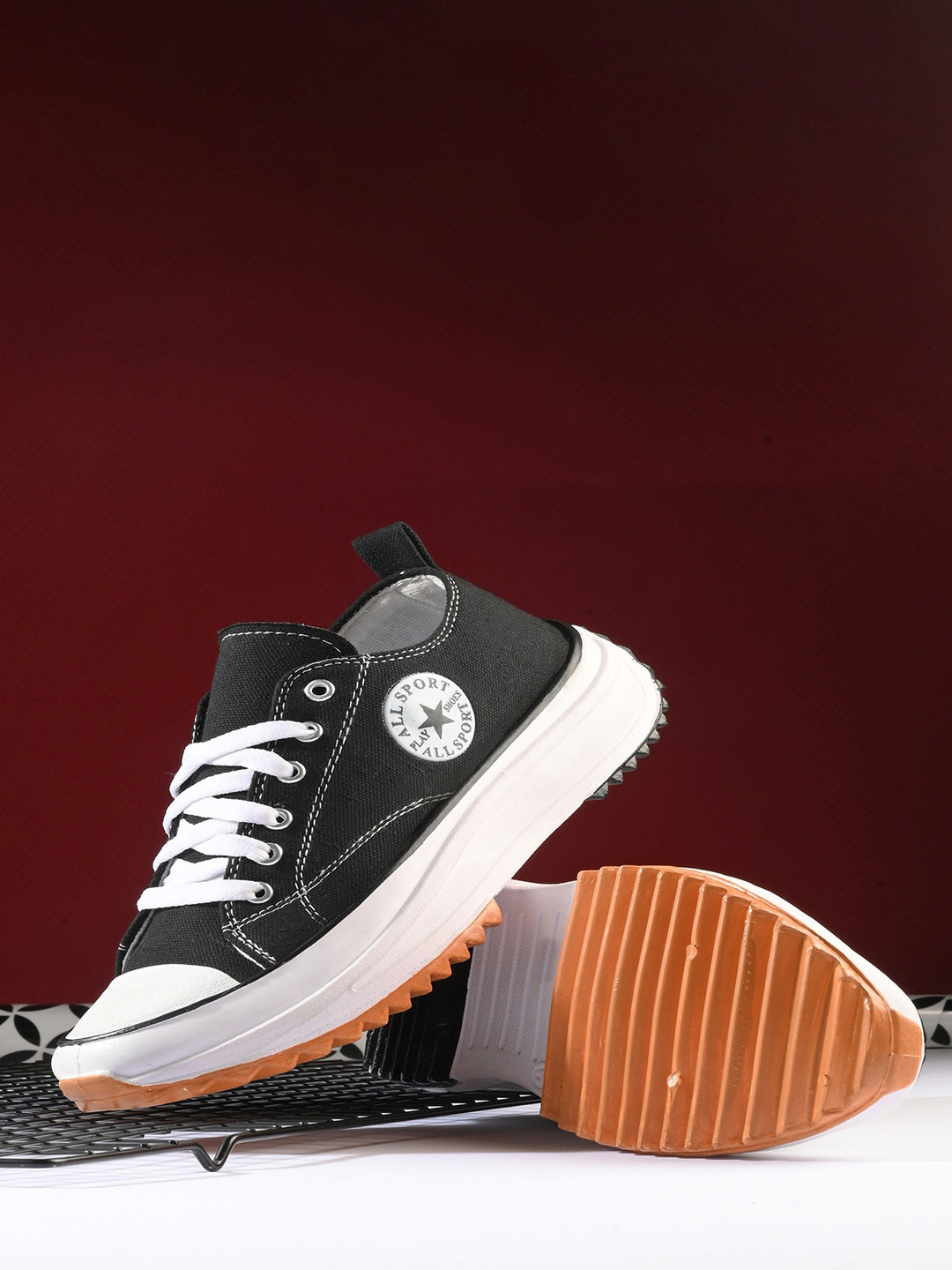 aadi Men Woven Design Sneakers