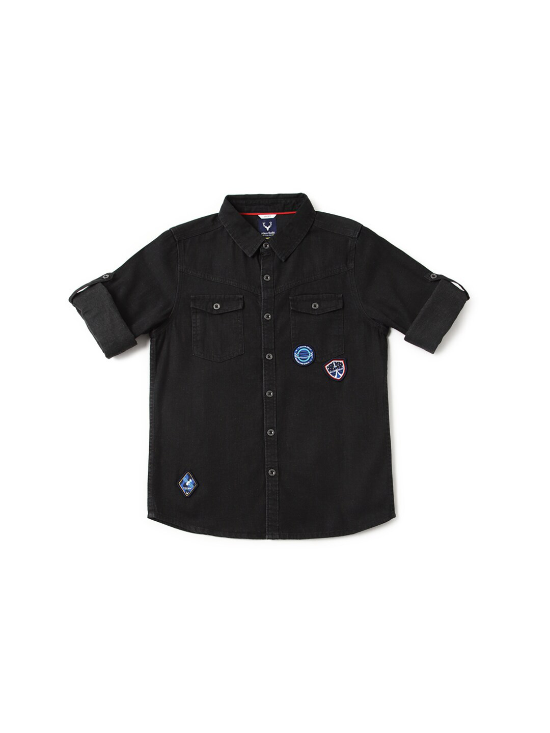 Allen Solly Junior Boys Slim Fit Opaque Casual Shirt