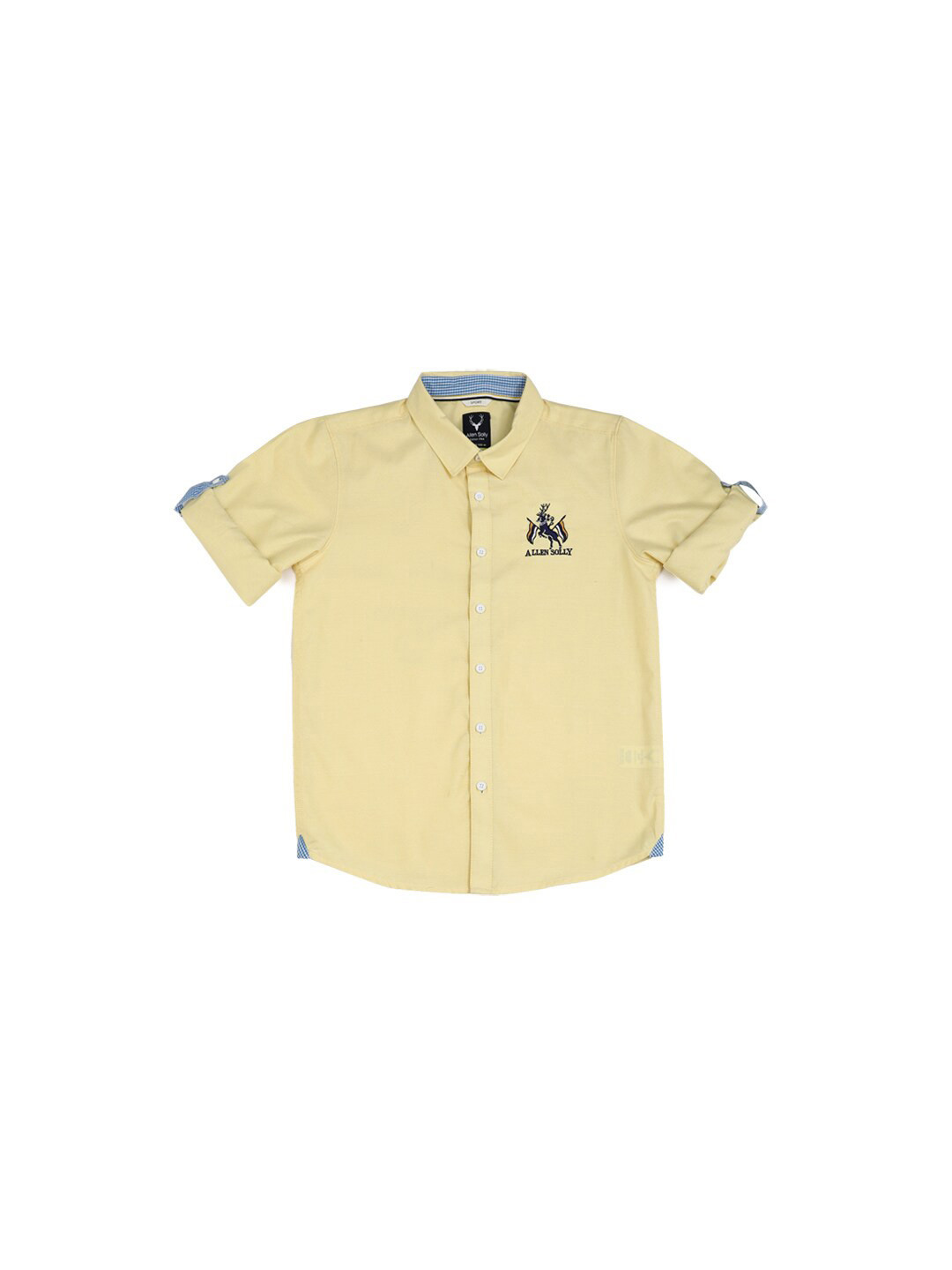 Allen Solly Junior Boys Slim Fit Opaque Casual Shirt