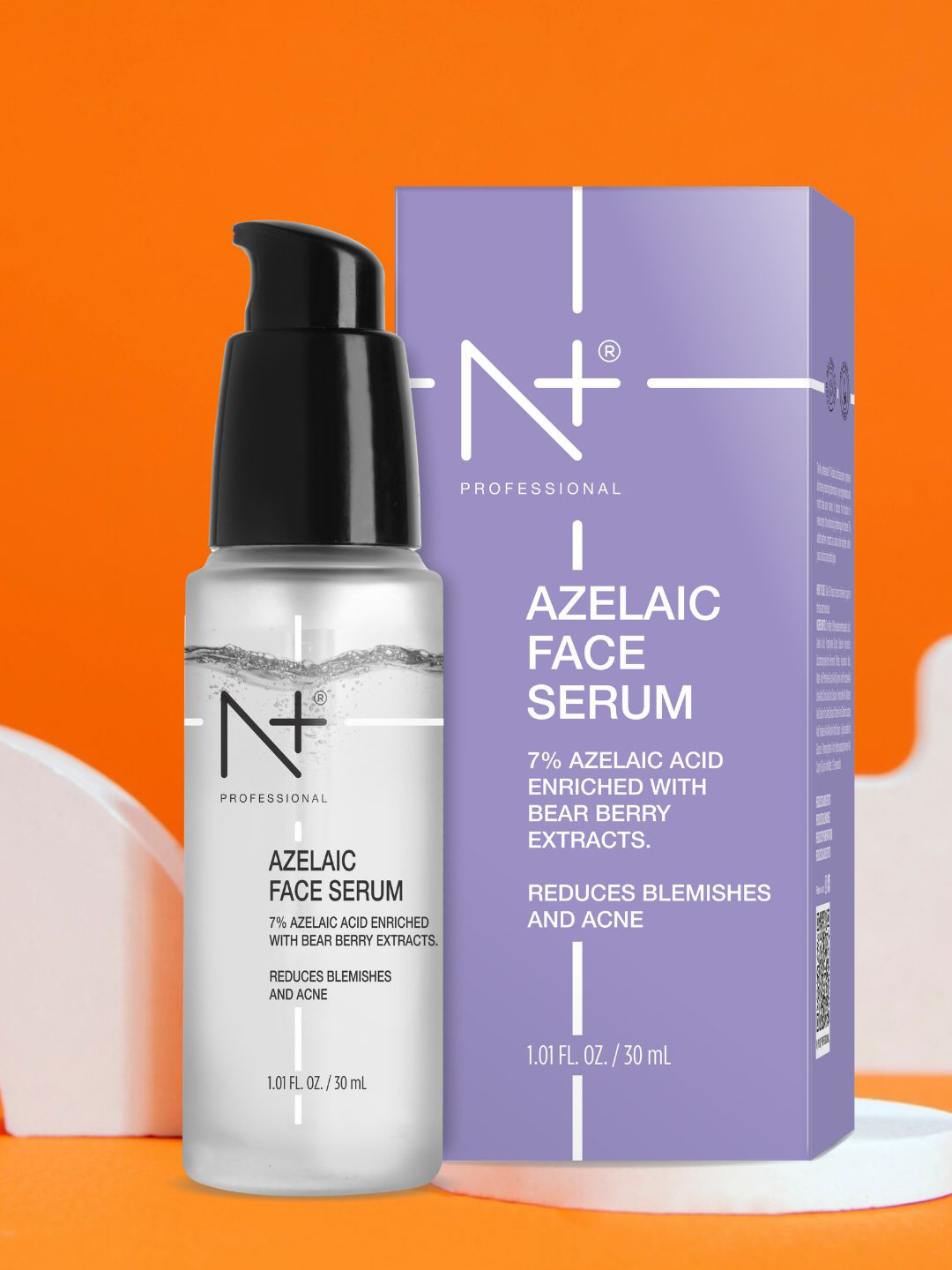 N Plus Professional Azelaic Acid Face Serum For Acne & Blemishes - 30ml