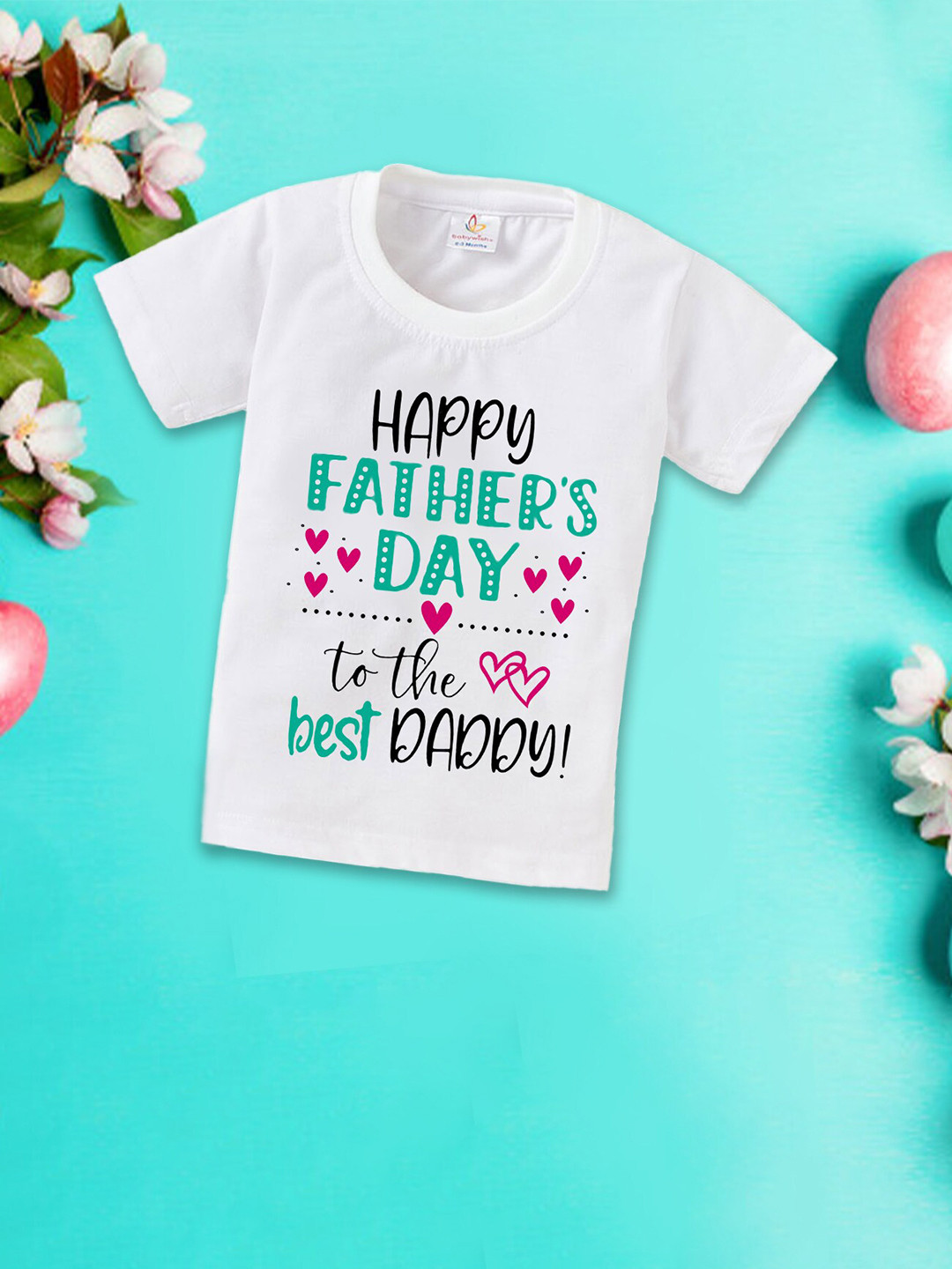 Babywish Kids Printed Raw Edge T-shirt