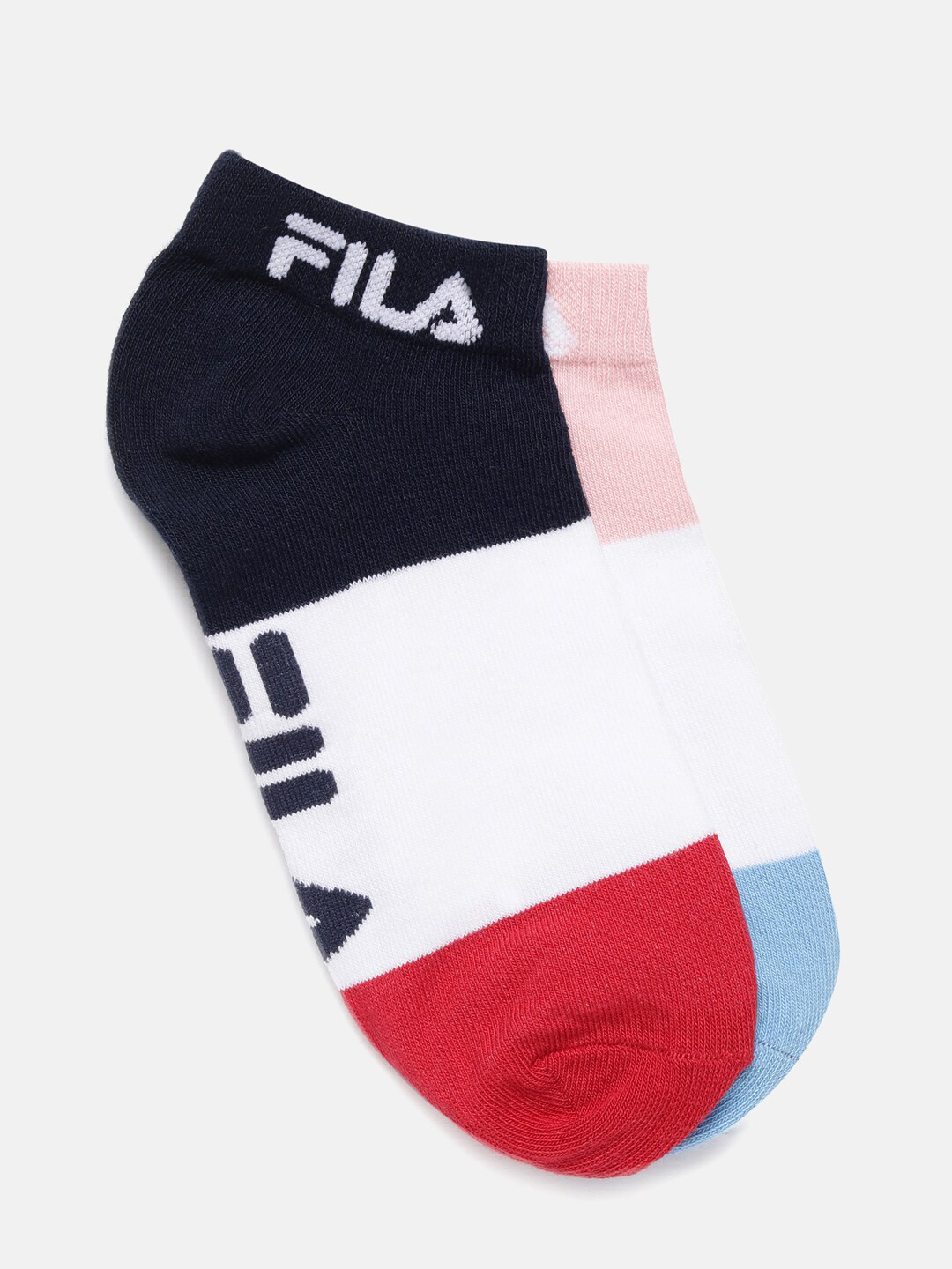 FILA Suzy 1 Men Pack Of 2 Patterned Ankle Length Socks