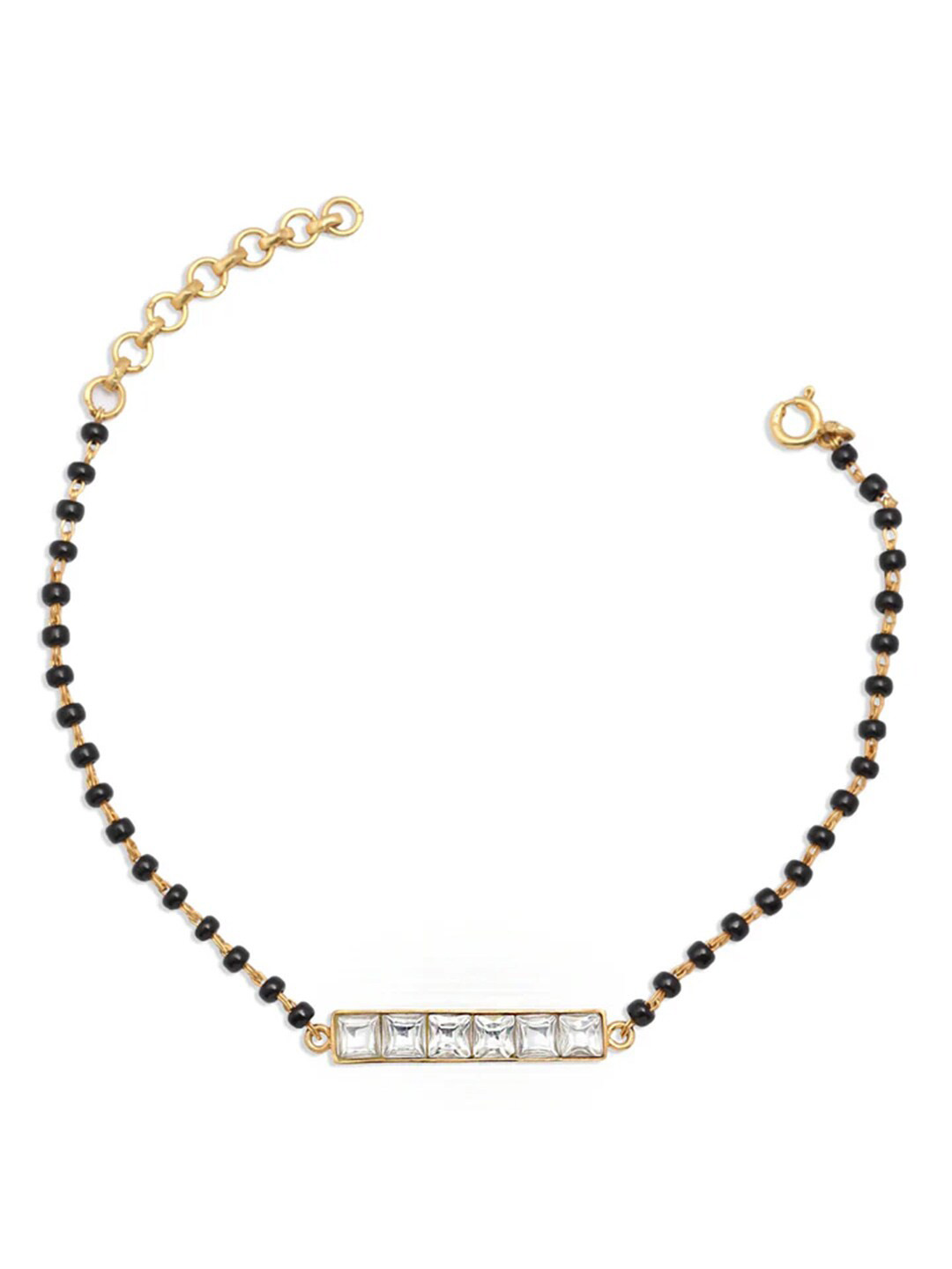 Unniyarcha Men 92.5 Silver Gold-Plated Wraparound Bracelet