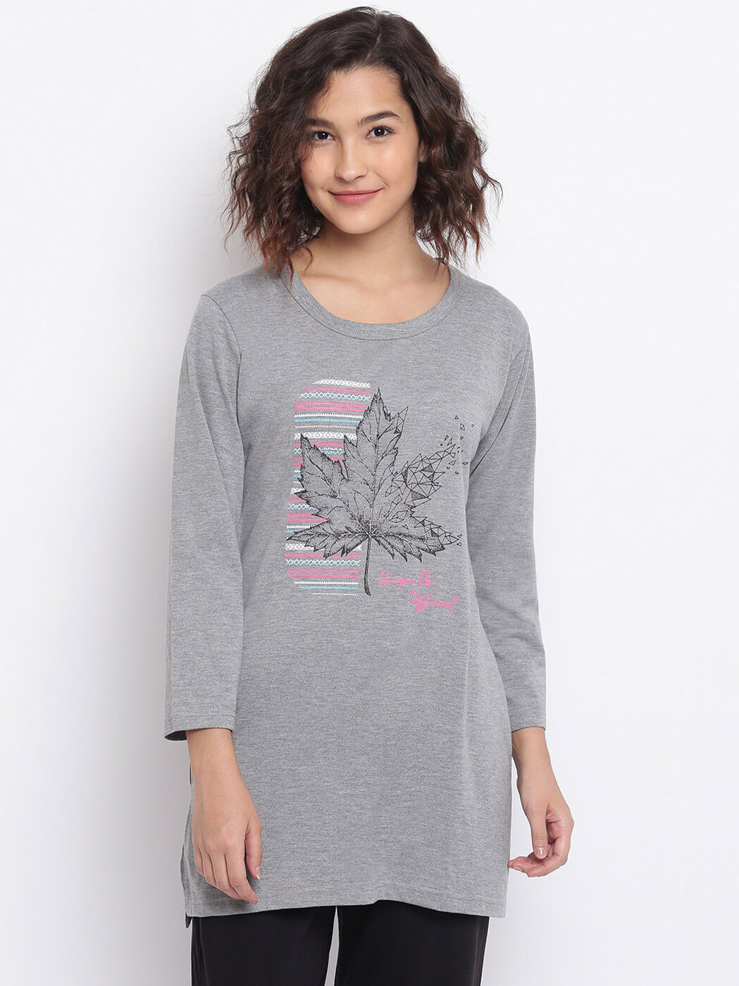Duchess Print Longline Top