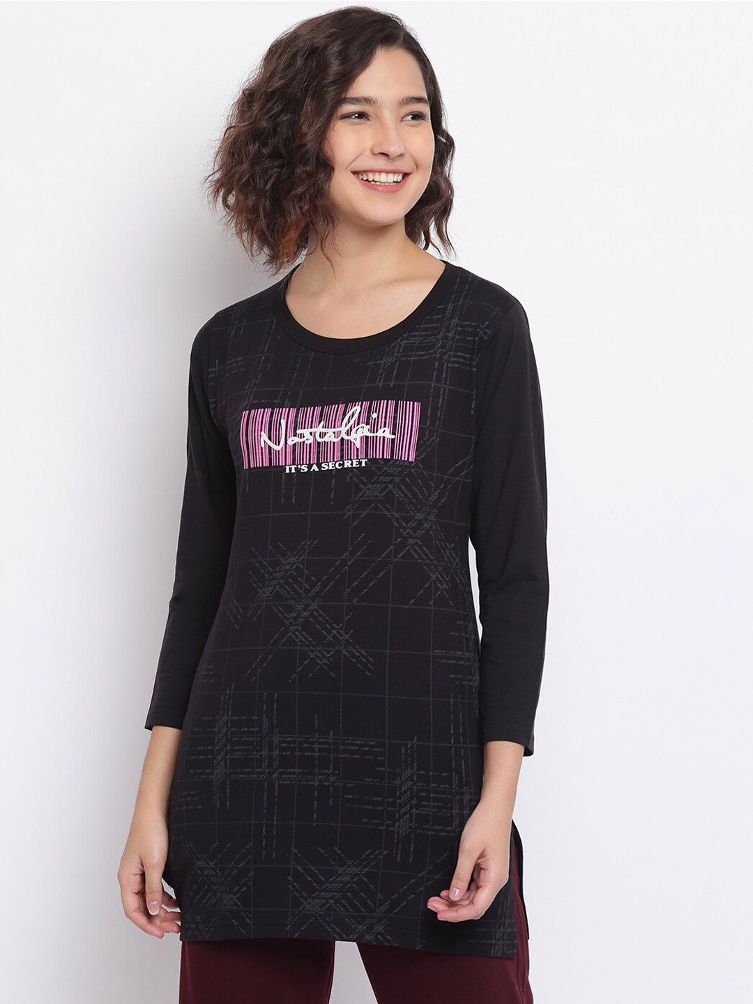Duchess Print Longline Top