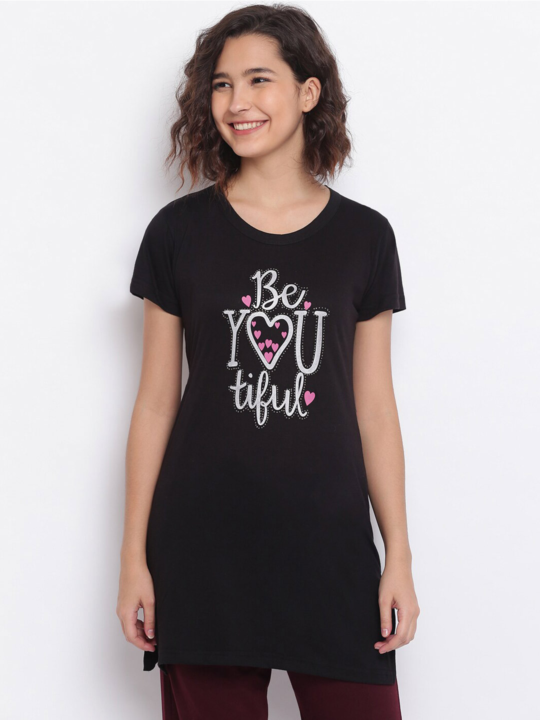 Duchess Print Longline Top