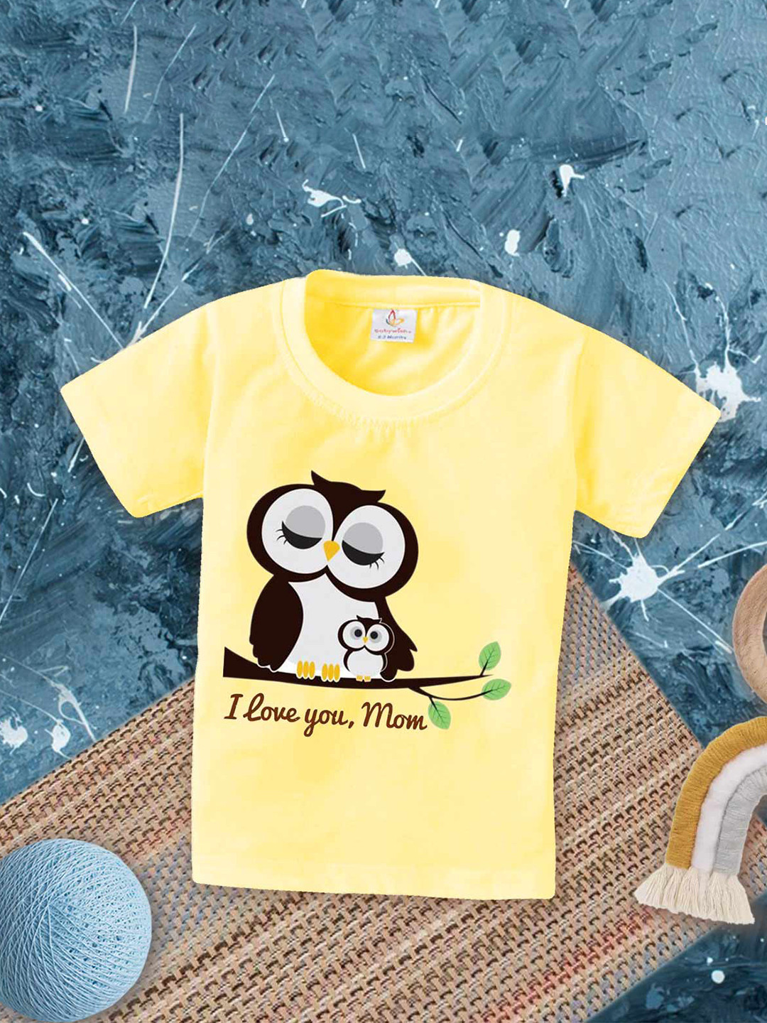 Babywish Kids Printed Applique T-shirt