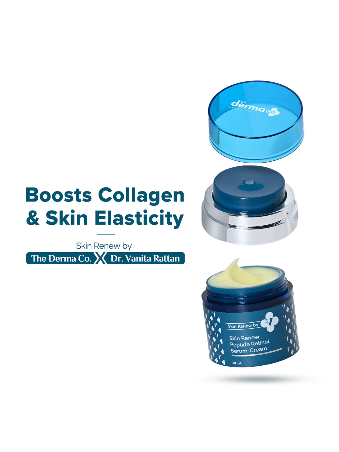 The Derma co. Dr. V Skin Renew Peptide Retinol Serum Cream - 30ml