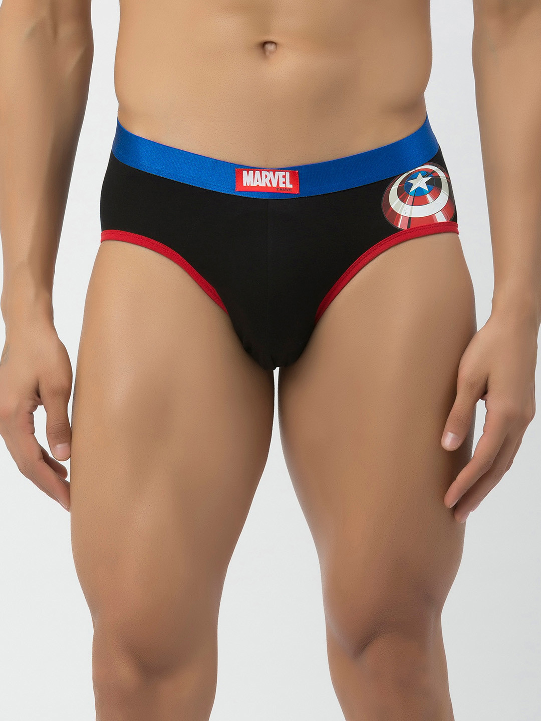 John Players Printed Contoured Pouch Basic Briefs JBF011M13S