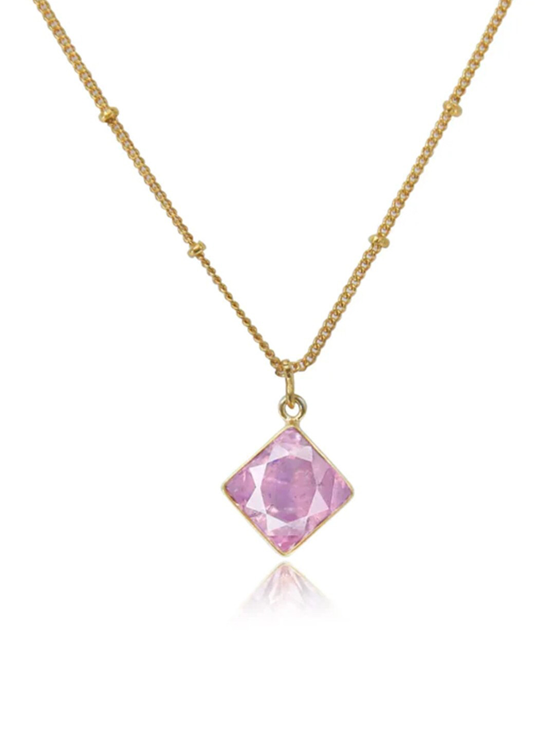 Unniyarcha Gold-Plated 92.5 Sterling Silver Pendant Chain