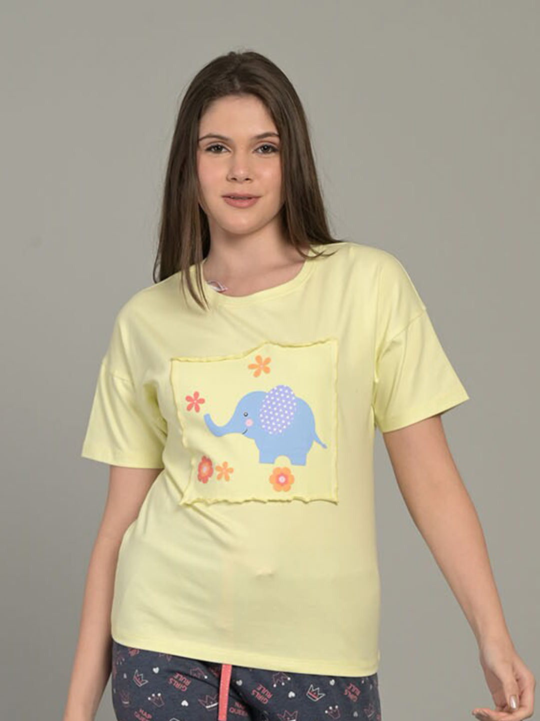 MAYSIXTY Graphic Printed Cotton T-shirt