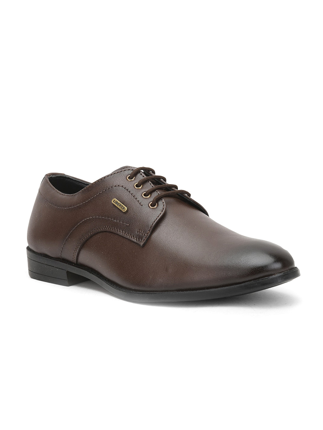 Liberty Men Round Toe Leather Formal Derby
