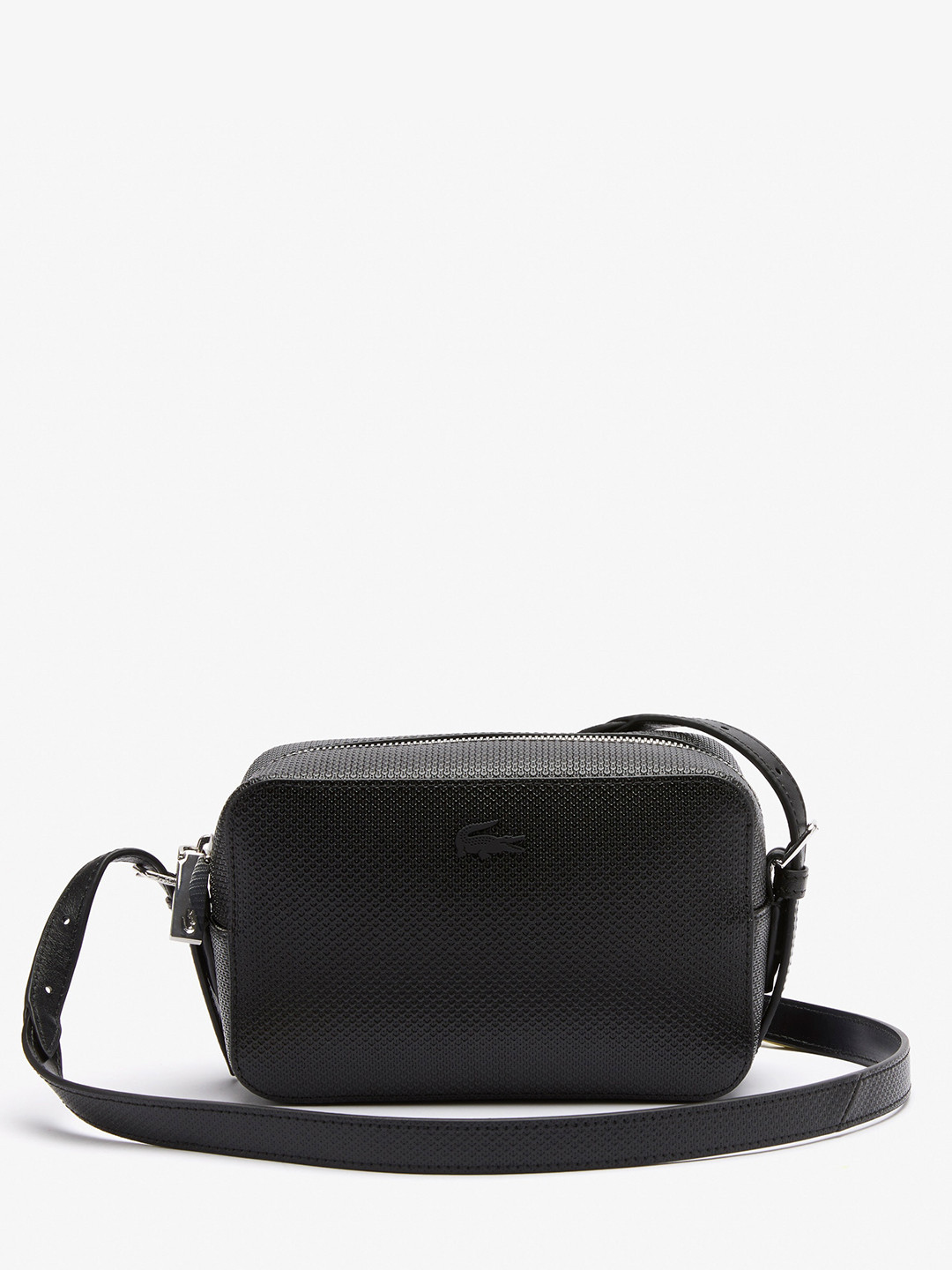 Lacoste Leather Structured Sling Bag