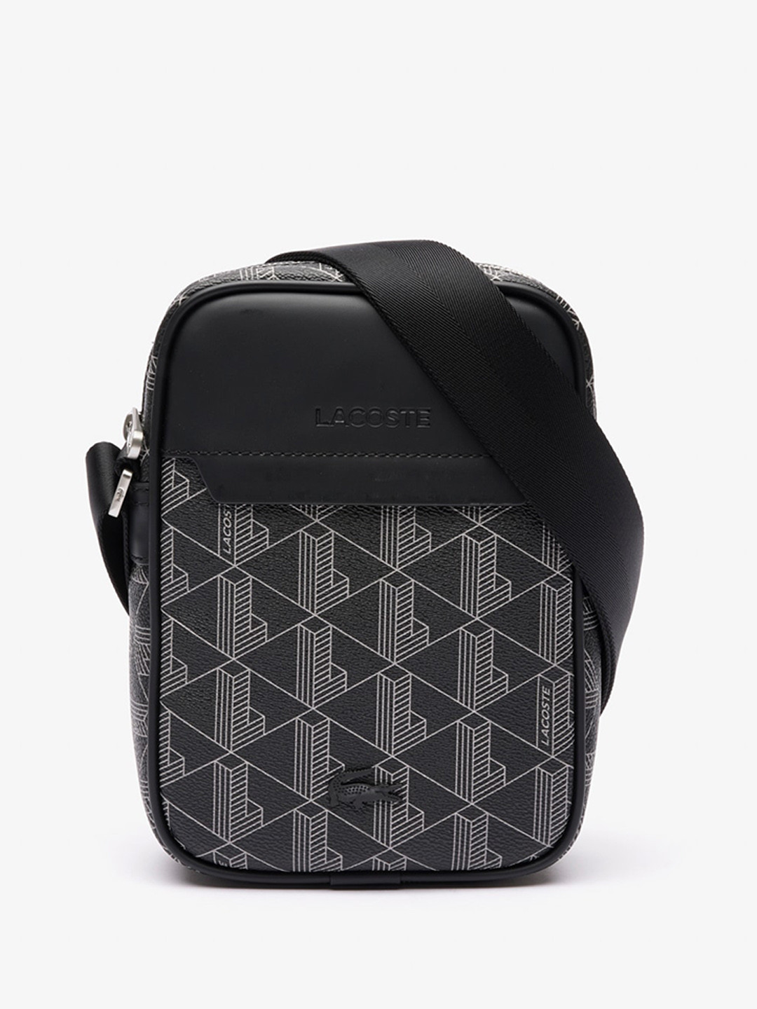 Lacoste Geometric Printed Bucket Sling Bag