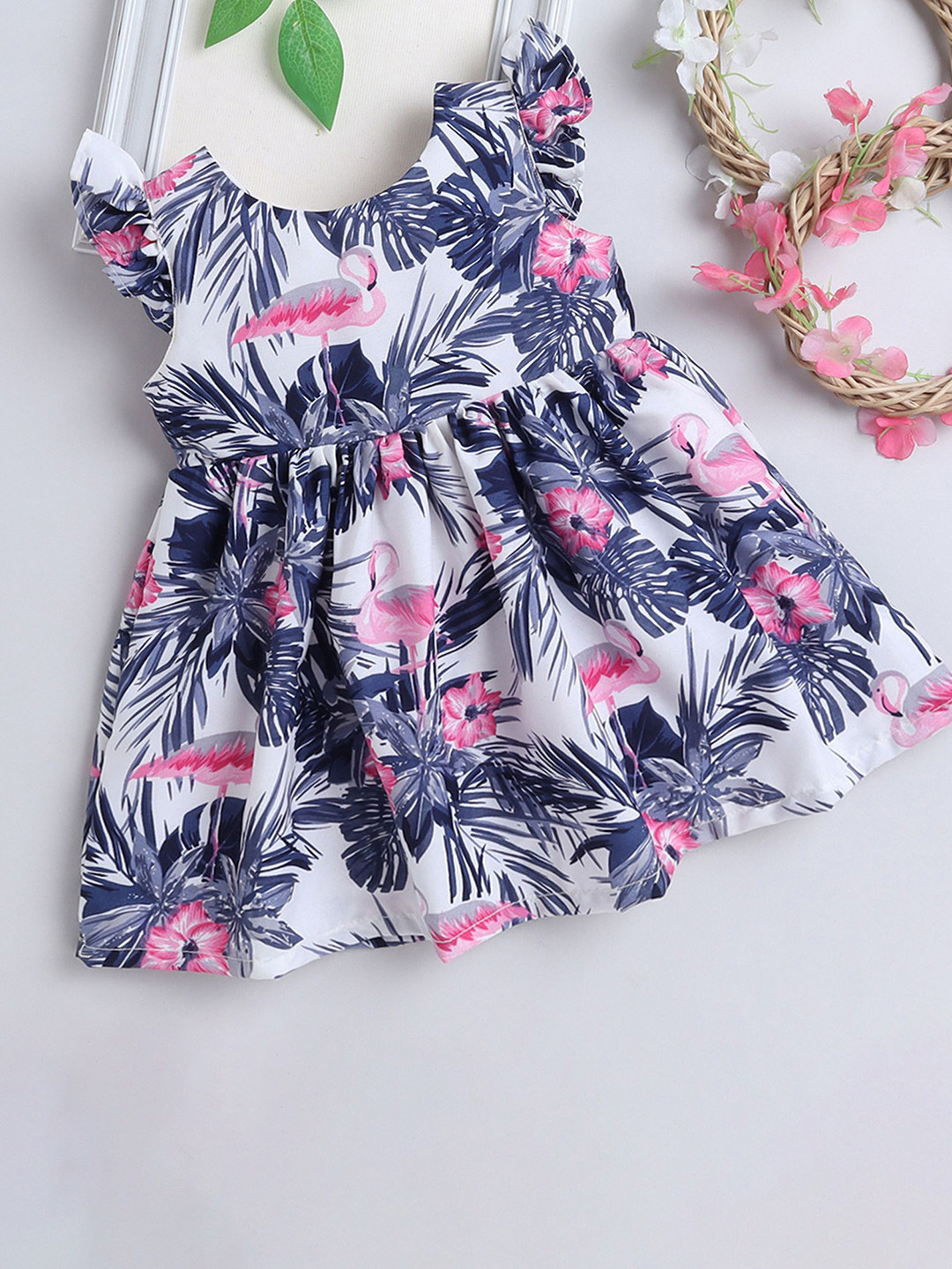 MANY FROCKS & Floral Print Satin Maxi Dress