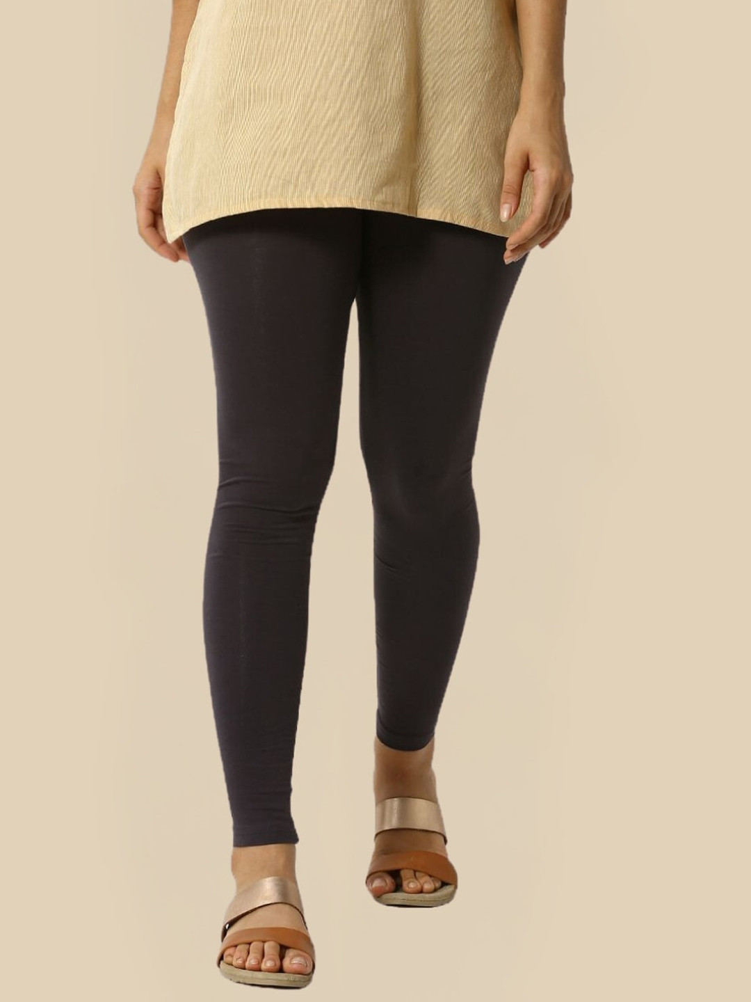 De Moza Cotton Ankle-Length Leggings