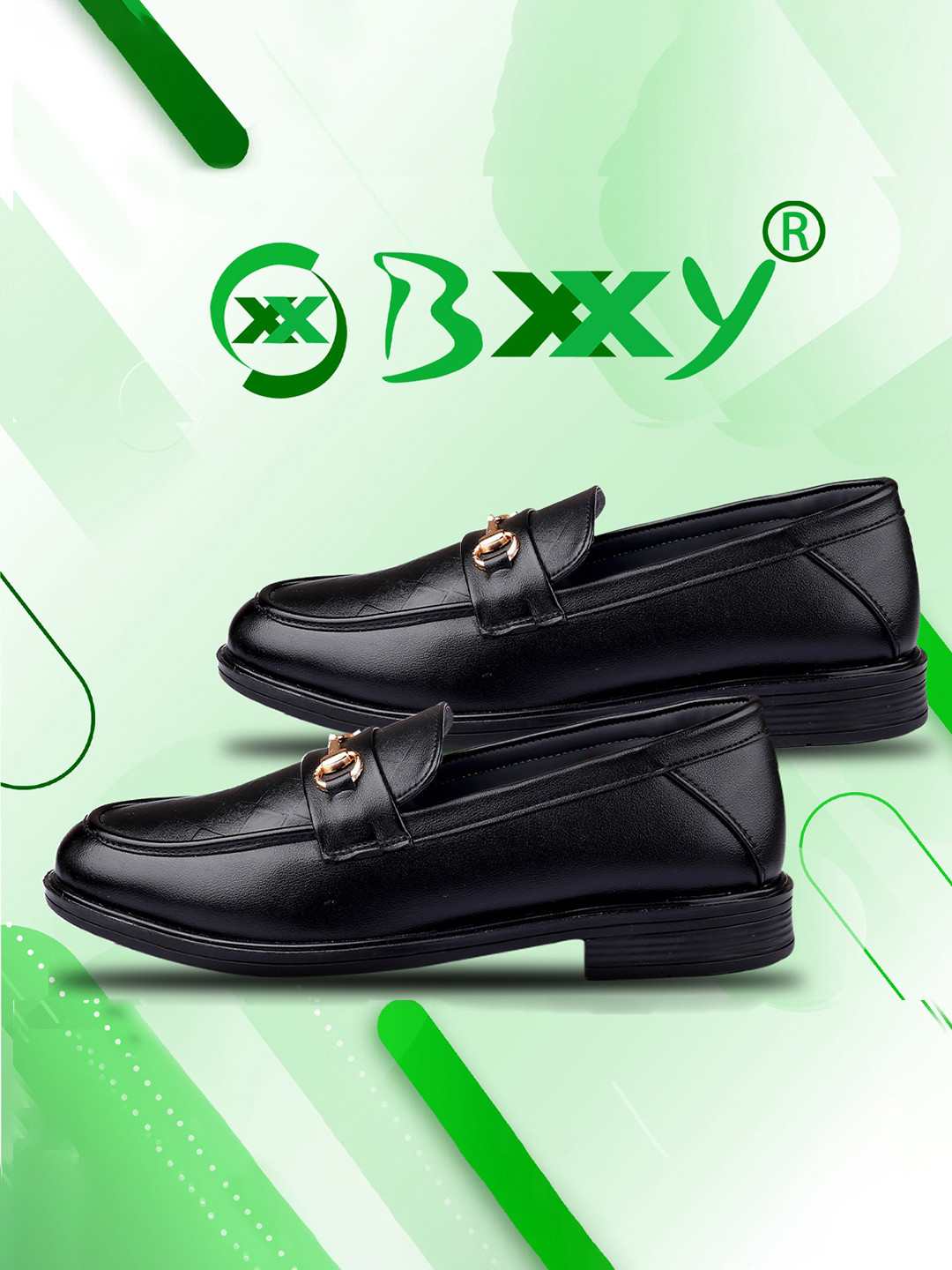 Bxxy Men Textured Formal Loafer Shoes
