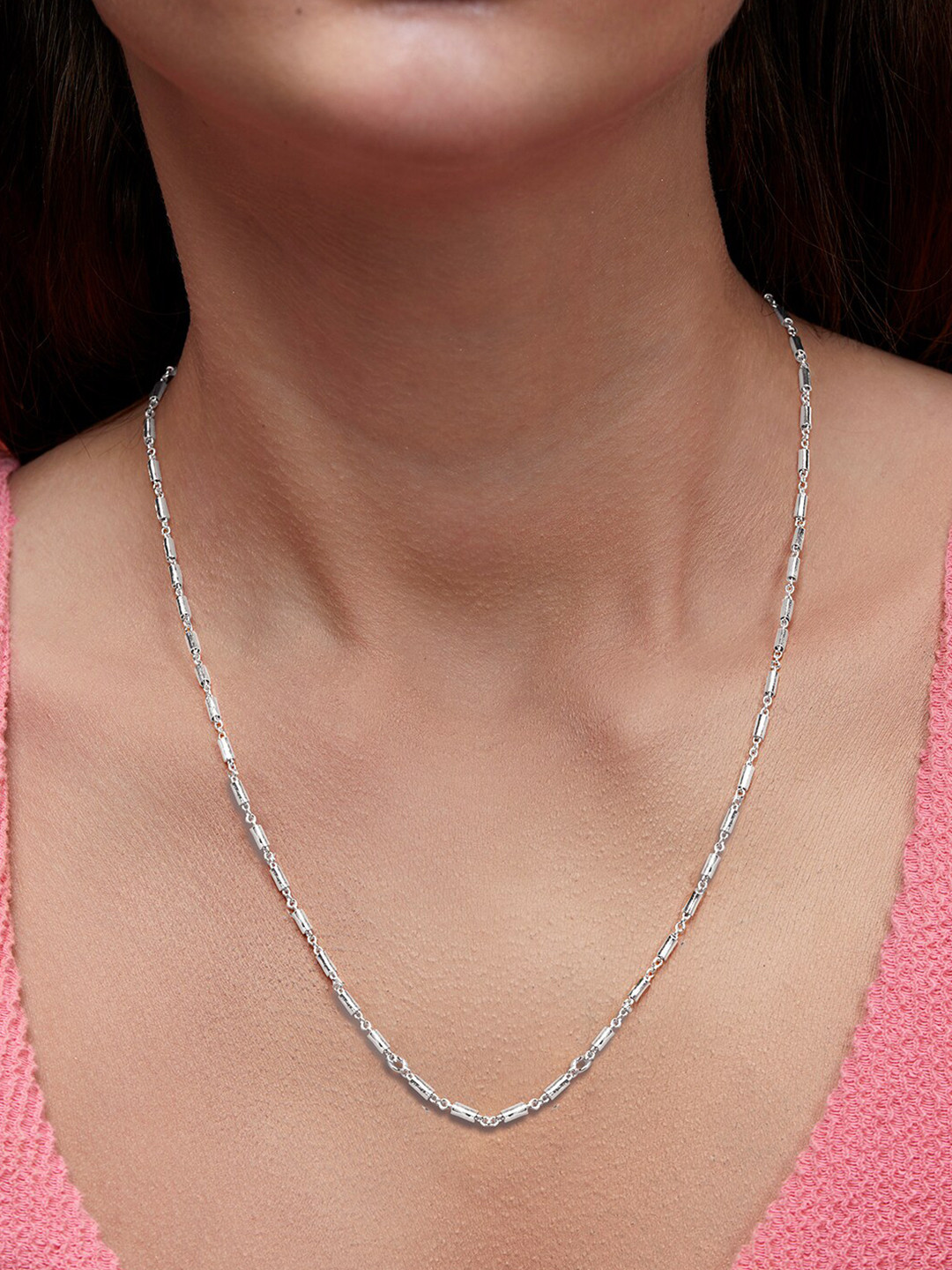 AIKA BY MINUTIAE Silver-Plated Chain