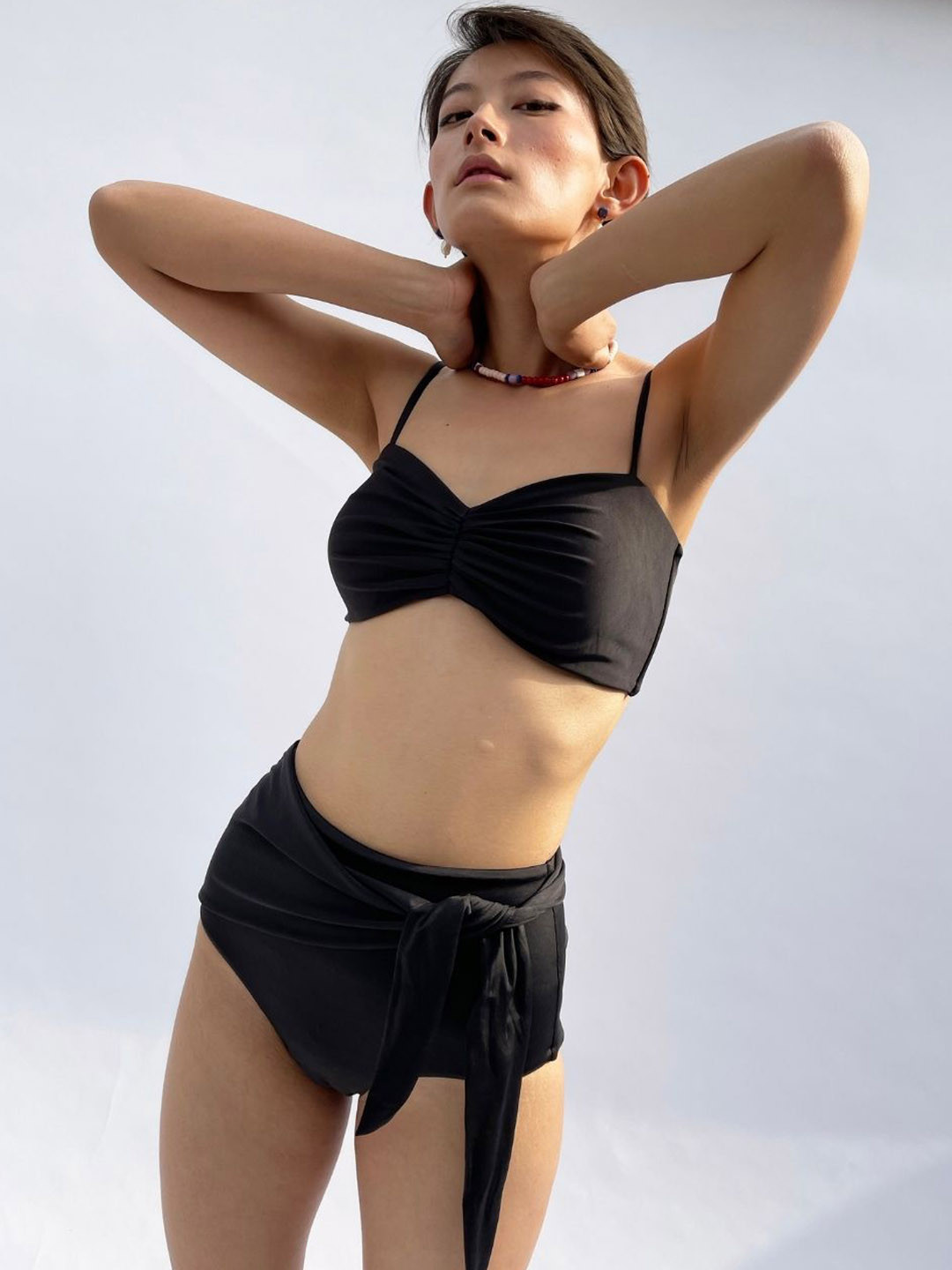 NADI NADI Two Piece Shoulder Straps Swim Bikini Set