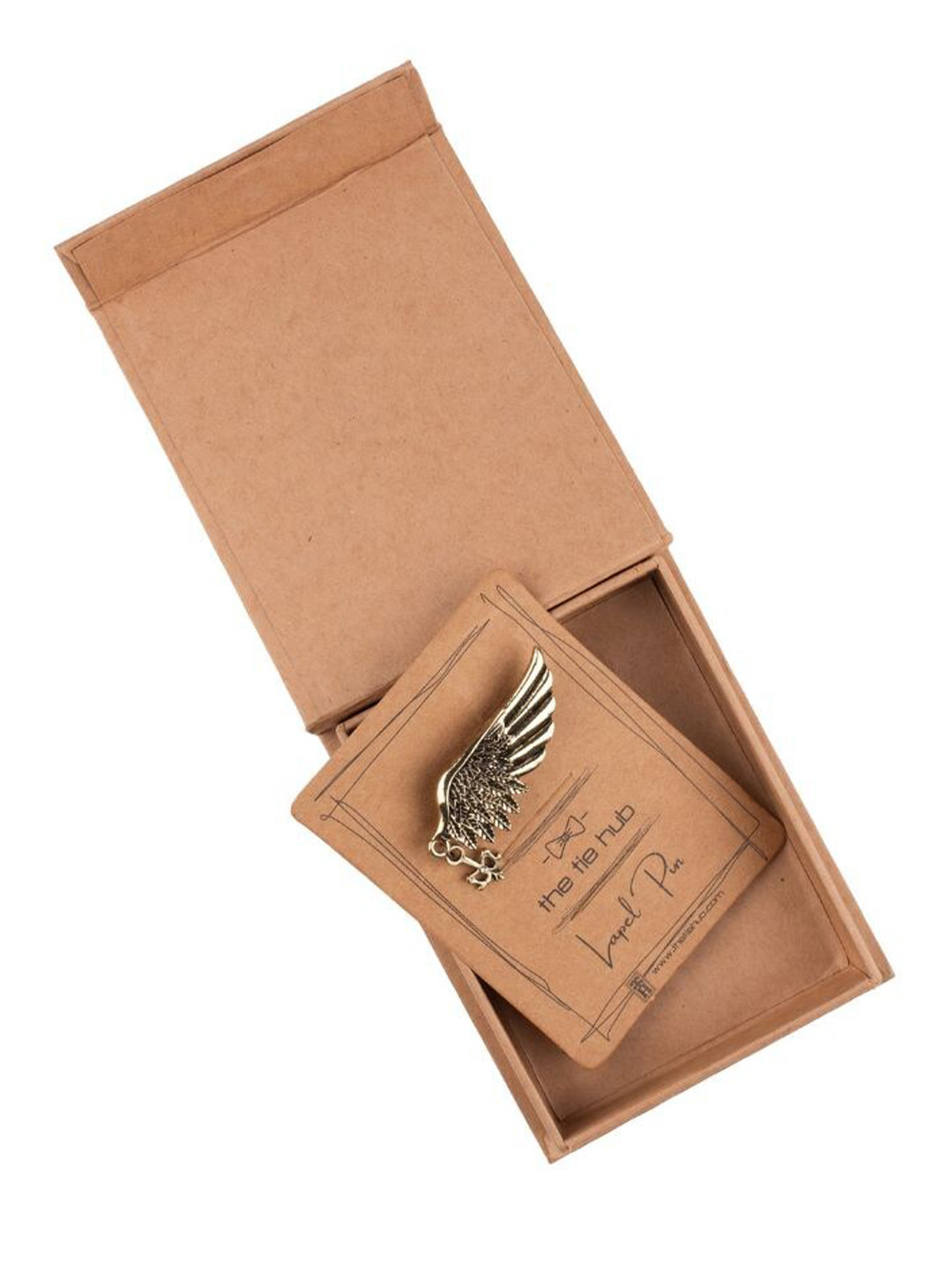 The Tie Hub Men Wings Metal Lapel Pin