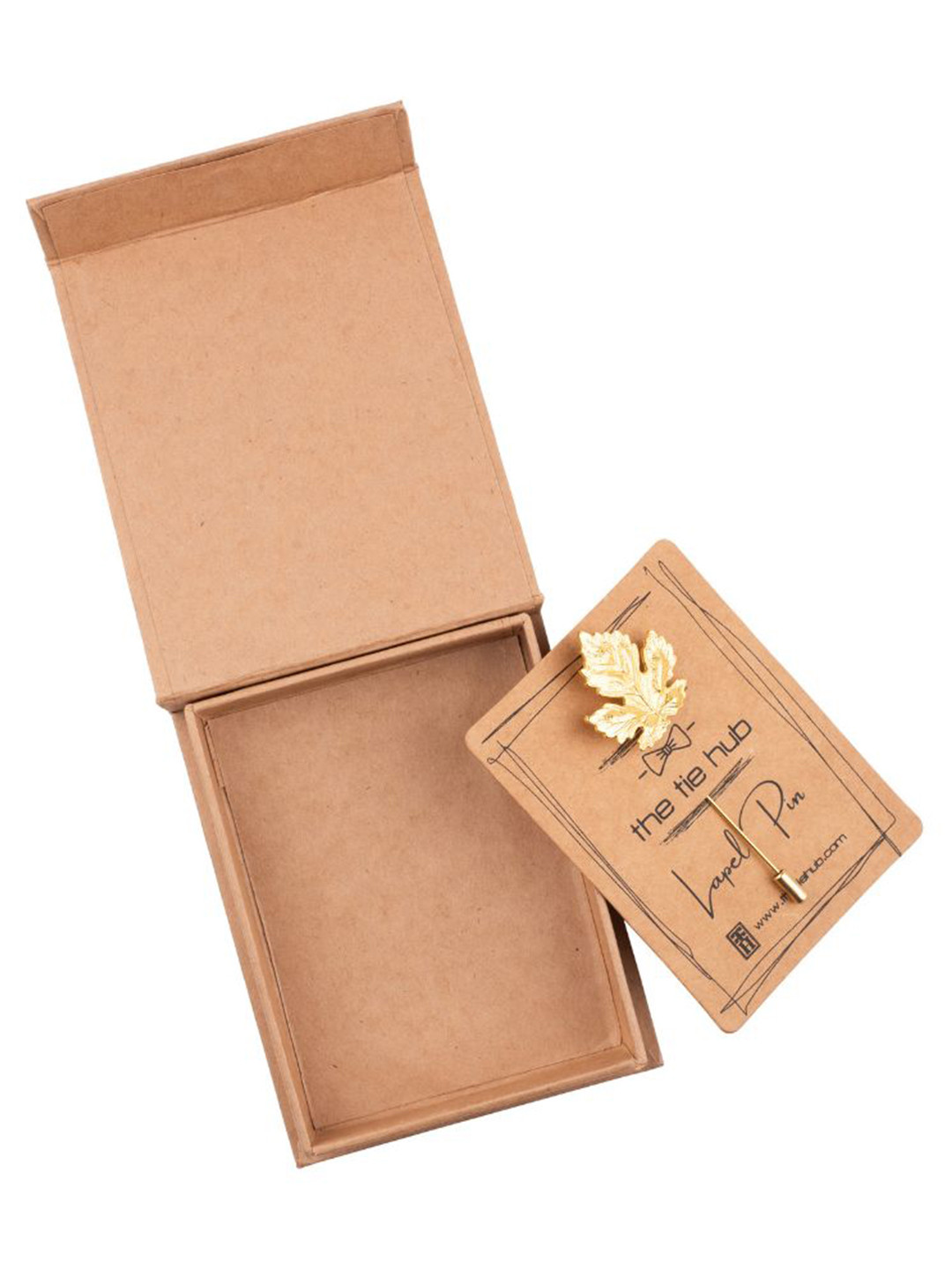 The Tie Hub Men Maple Leaf Metal Lapel Pin