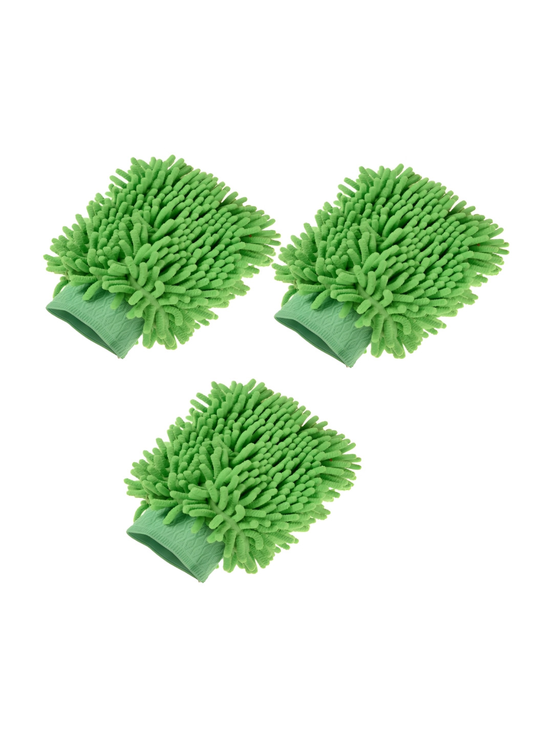 Kuber Industries 3 Pcs Green Bath Accessories Set
