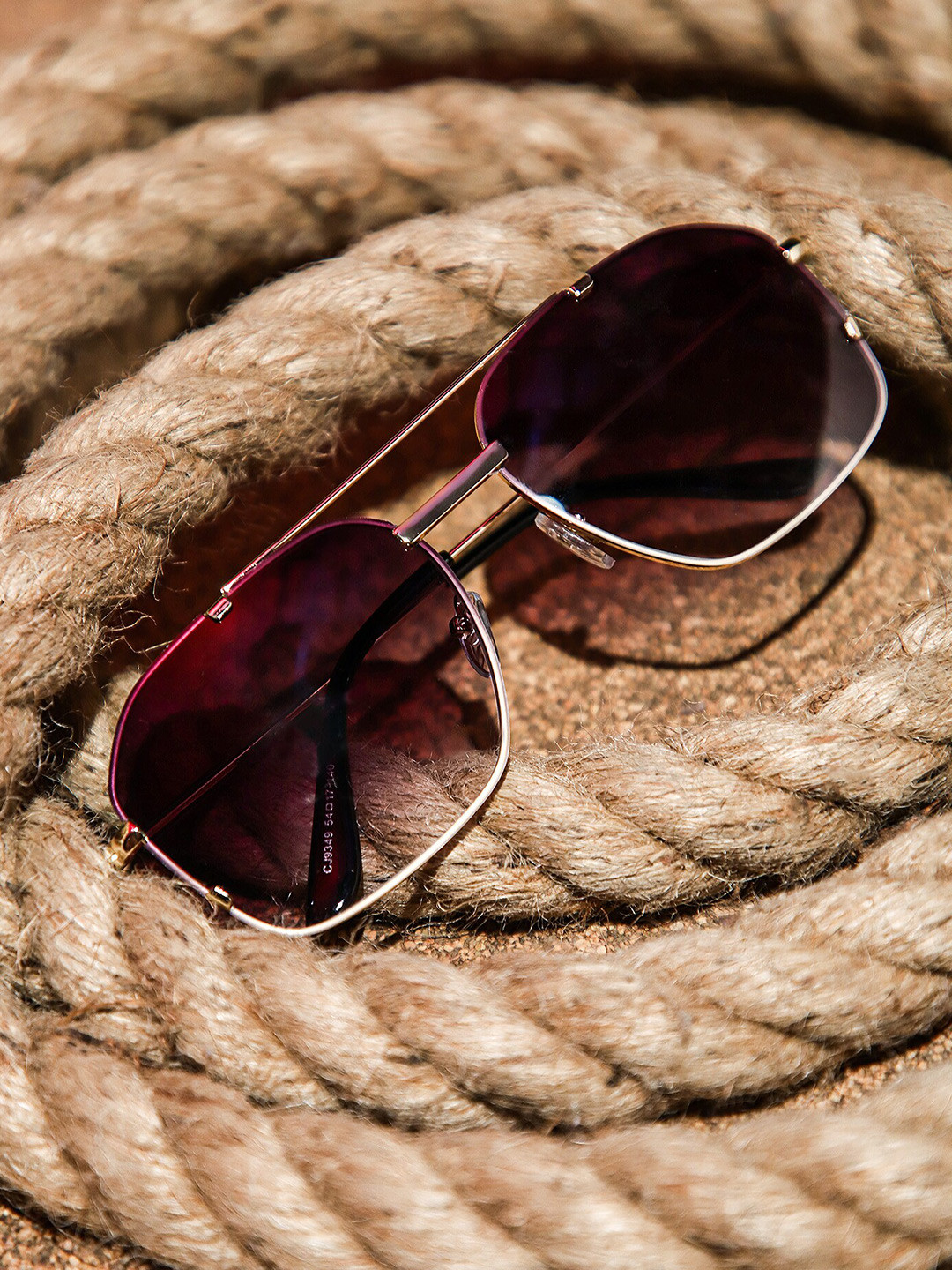 LULU & SKY Women Full Rim Rectangle Sunglasses