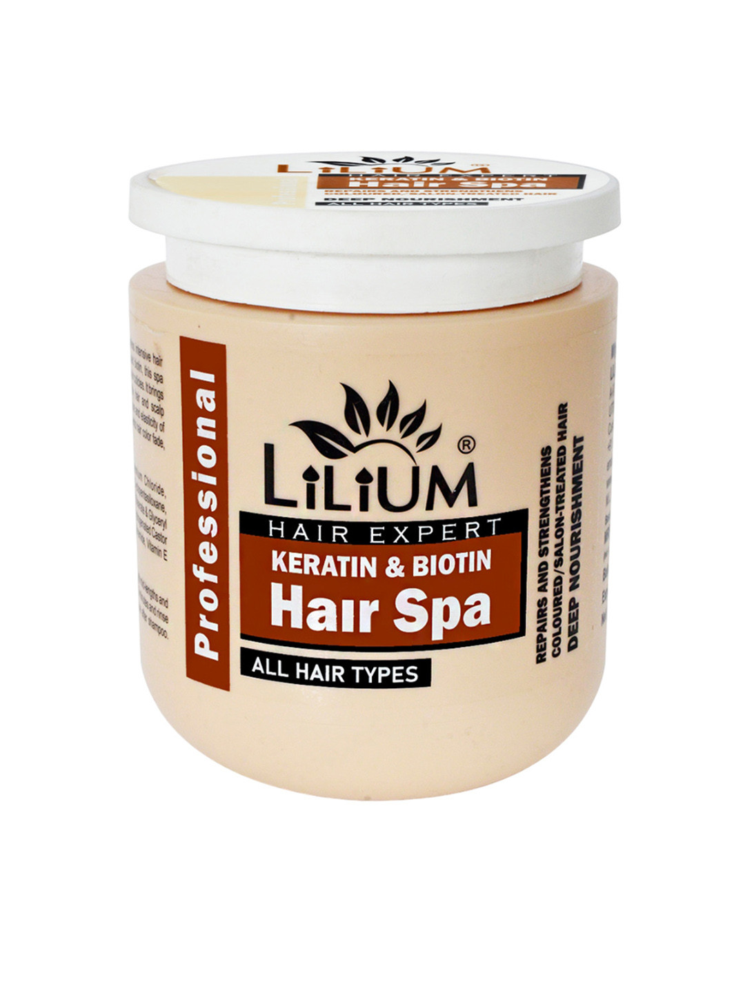 Lilium Professional Keratin & Biotin Treatment Hair Expert Mask - 800 ml