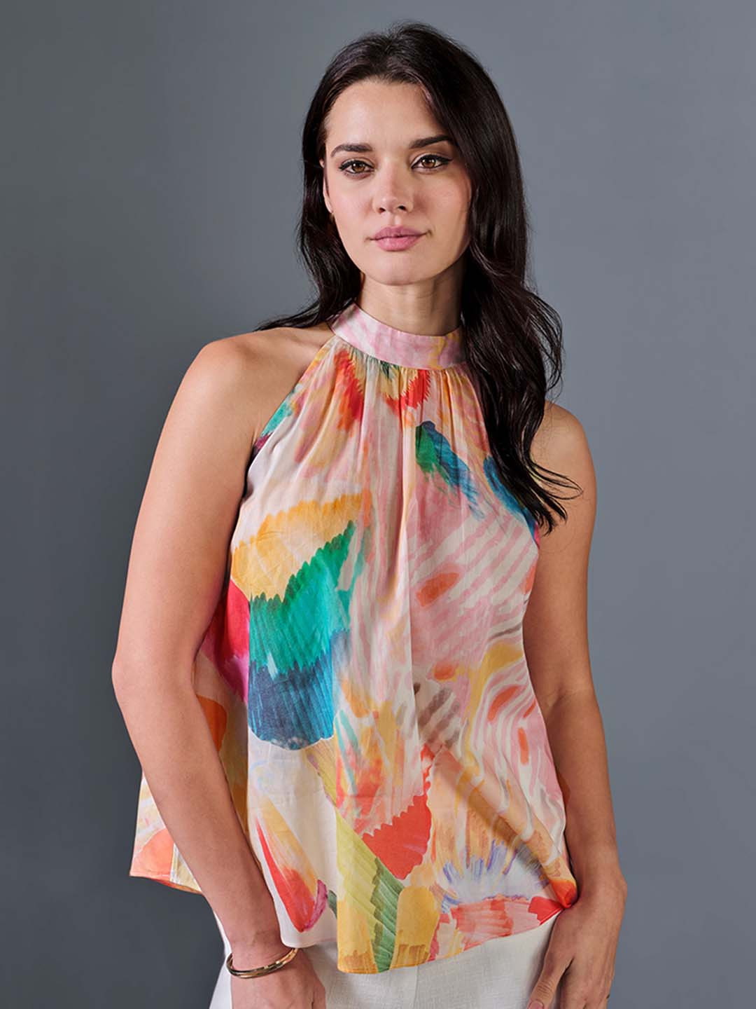 AND Square Neck Cotton Tank Top