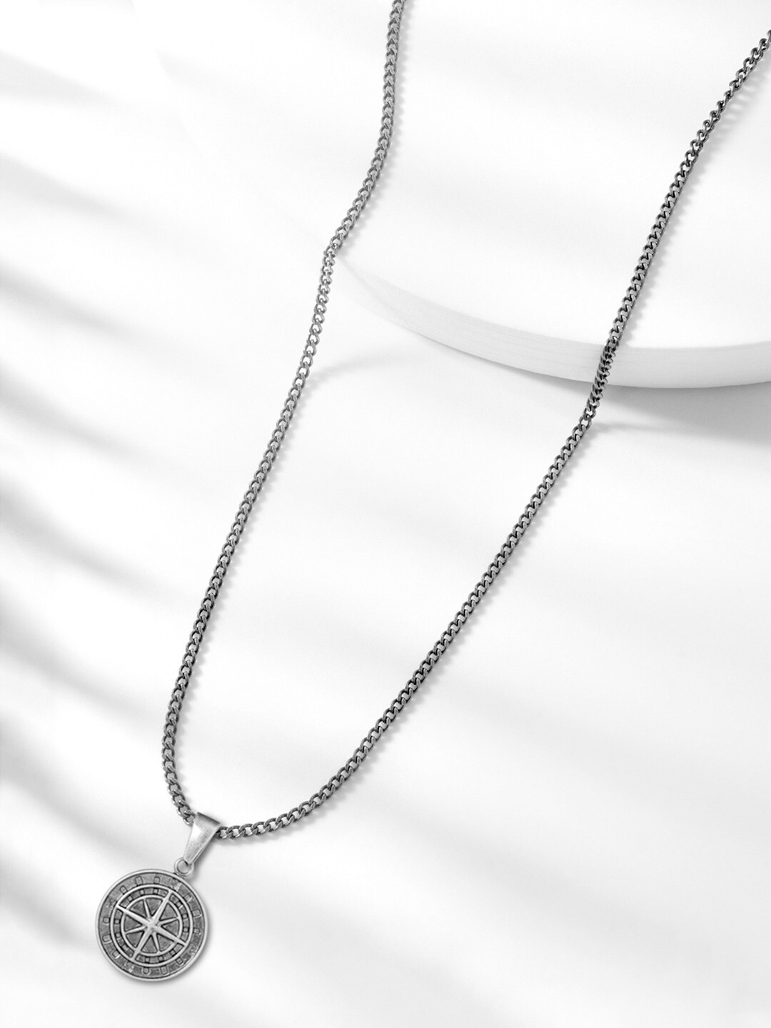 Peora Silver-Plated Pendants With Chains