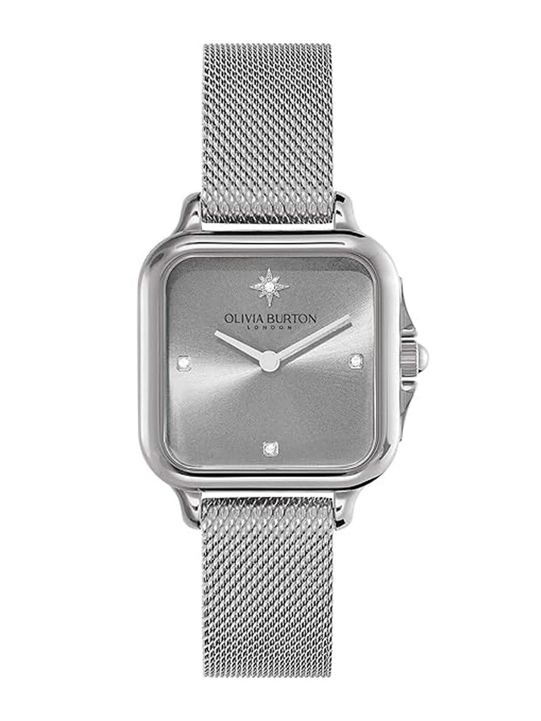 Olivia Burton Women Embellished Bracelet Style Straps Analogue Watch 24000086