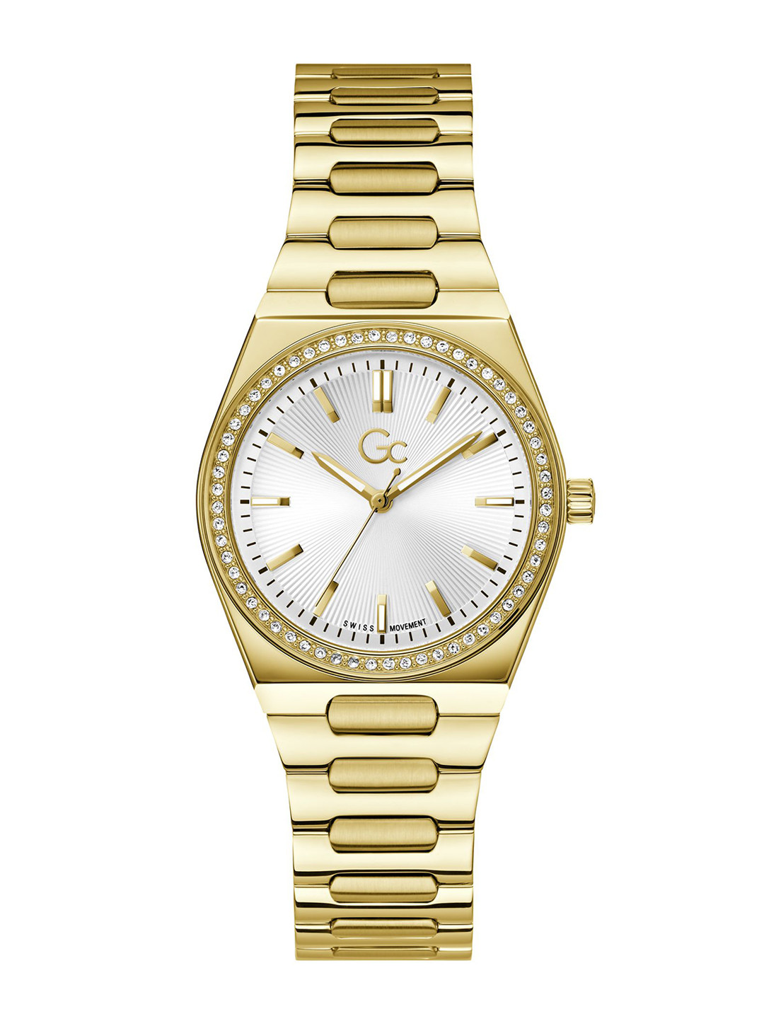 GC GUESS COLLECTION Prodigy Lady White Round Dial Women Analog Watch - Z38002L1MF