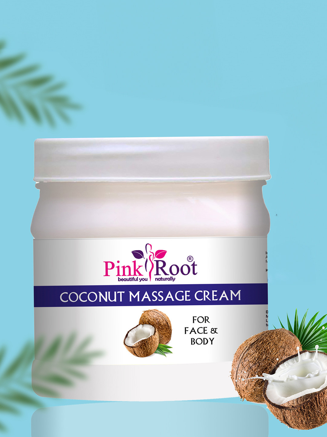 Pink Root Coconut Moisturizing & Whitening Cream - 500ml