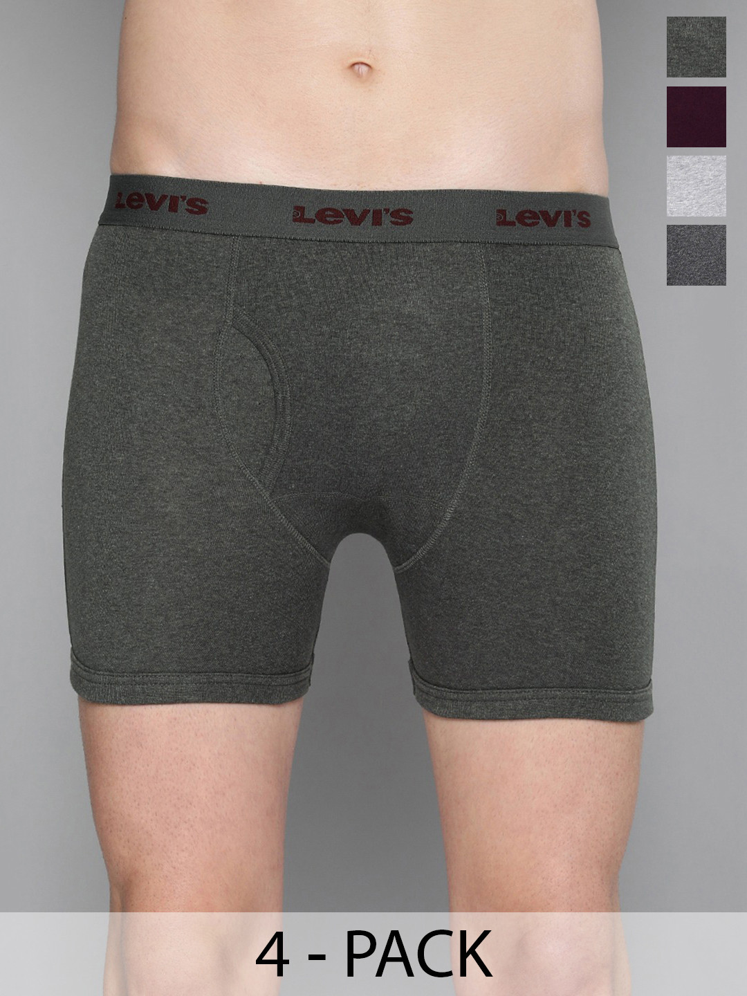 Levis Pack Of 4 Mid-Rise Cotton Trunks 14447646-1-9261047