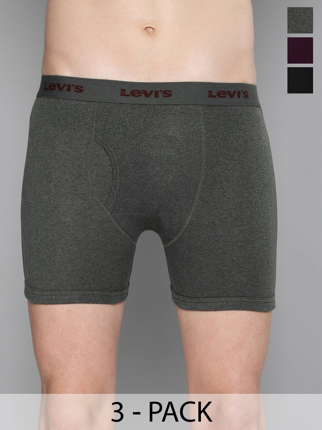 Levis Pack Of 3 Mid-Rise Cotton Trunks 9261149-1-14447646