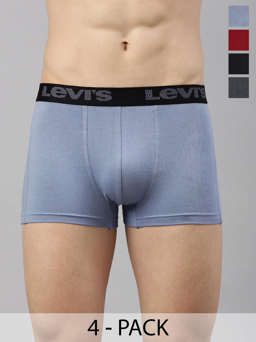 Levis Pack Of 4 Mid-Rise Cotton Trunks 20369334-1-9261237