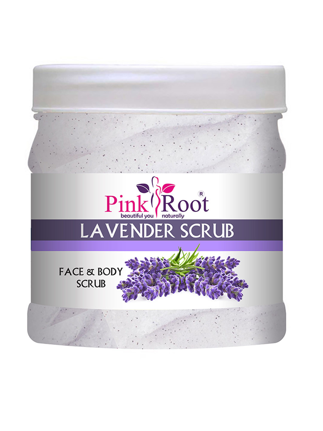 Pink Root Lavender Scrub With Lavender Extract - 500ml