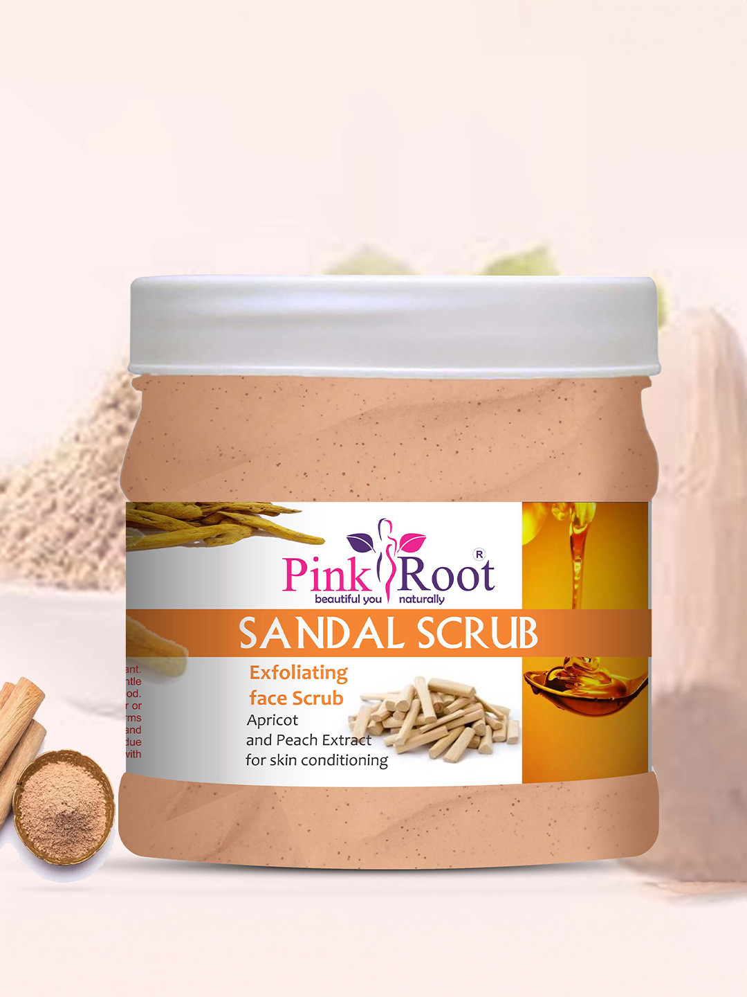 Pink Root Sandal Face Scrub - 500 ml