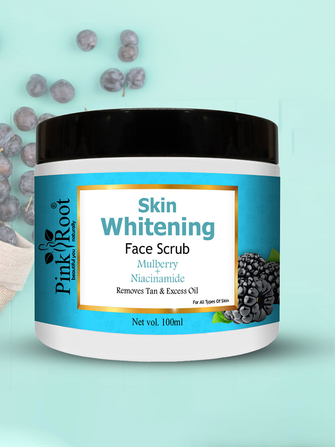 Pink Root Skin Whitening Scrub - 100 ml