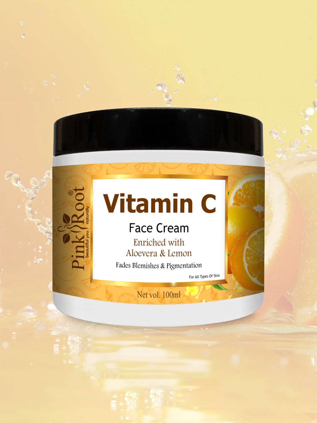 Pink Root Vitamin C Massage Cream - 100 g