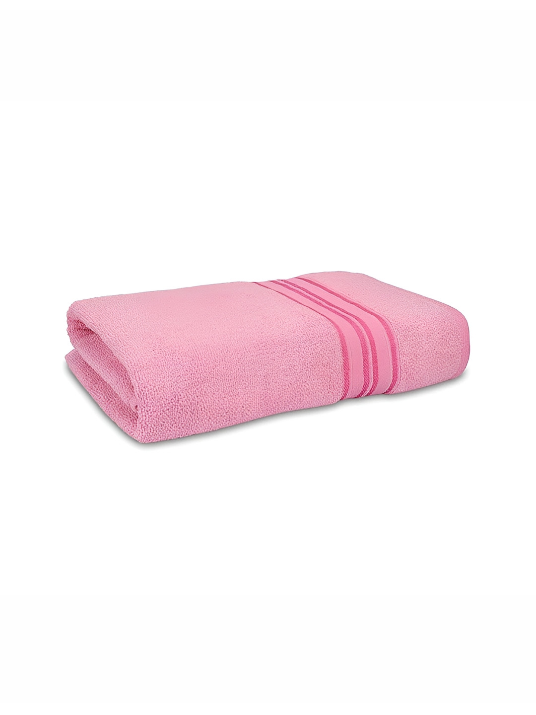 e kysa Pink Cotton 500 GSM Extra Soft Plush Bath Towel
