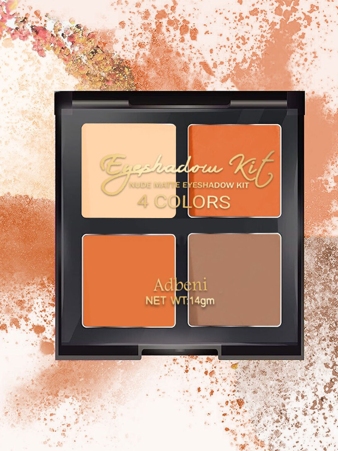 Adbeni Nude Matte 4 Colours Eyeshadow Kit 14g - Shade 02