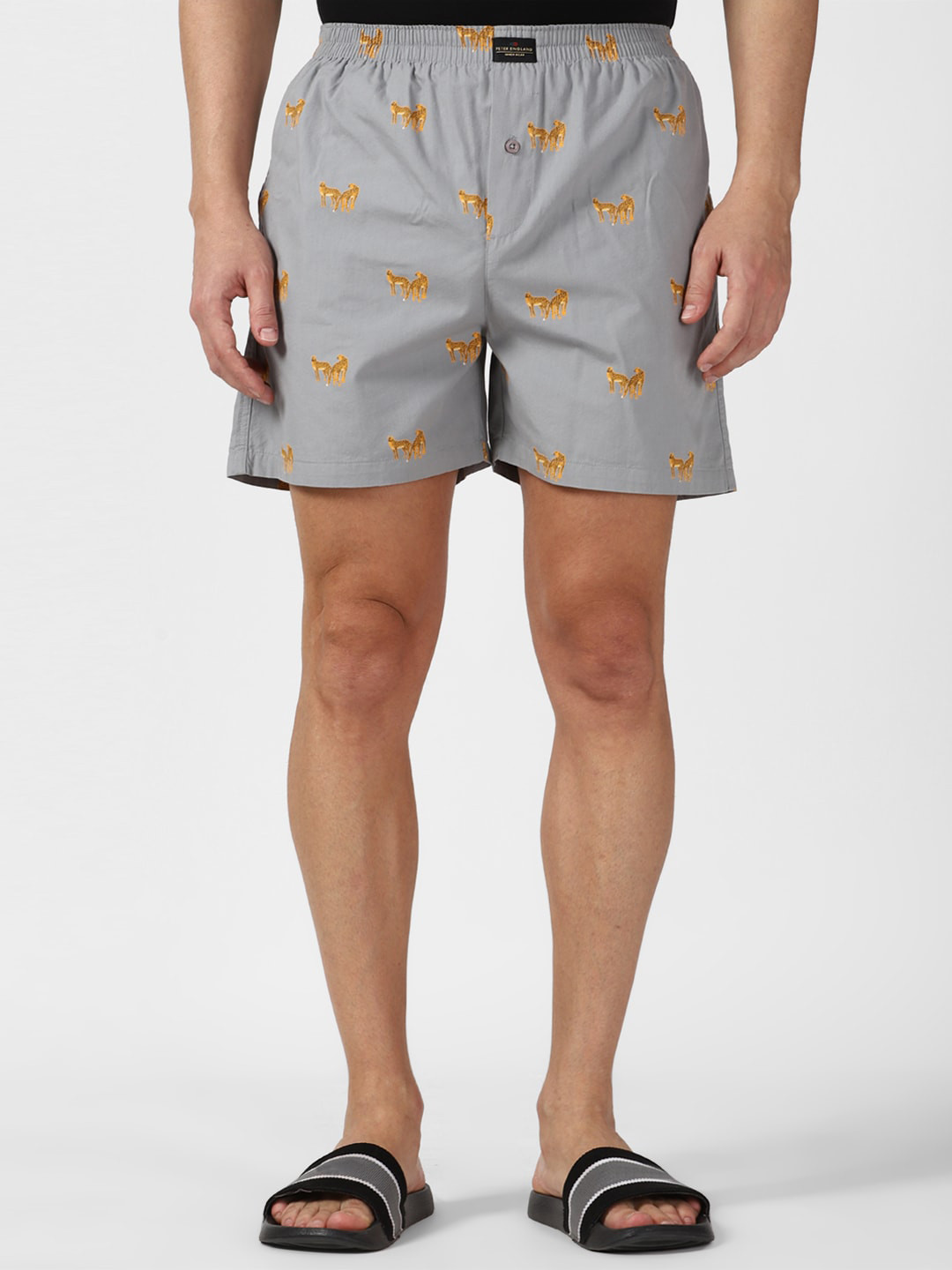 Peter England Men Printed Pure Cotton Boxer