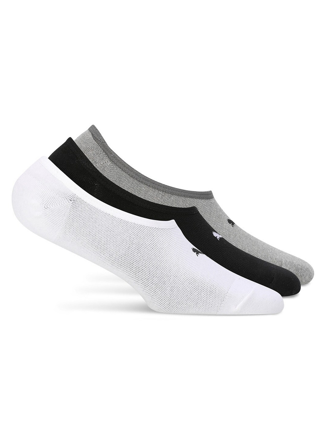 Puma Unisex Pack Of 3 Cotton Shoe-Liners Socks