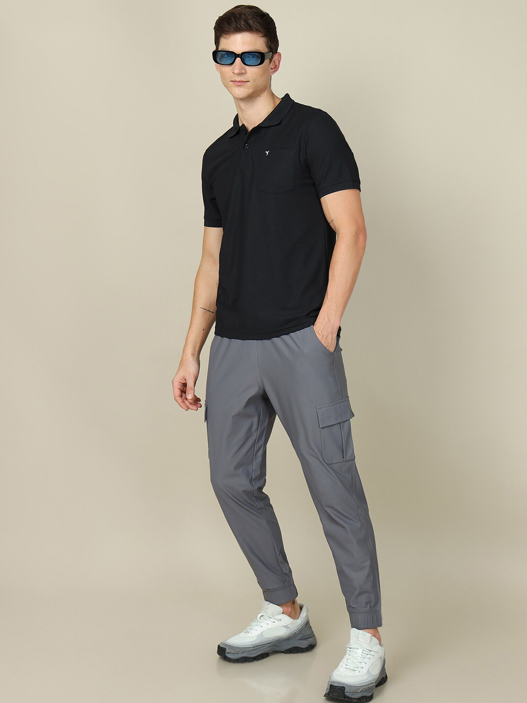 Technosport SS'24 Solid Slim Fit Anti Static Polo T-shirt with Pocket