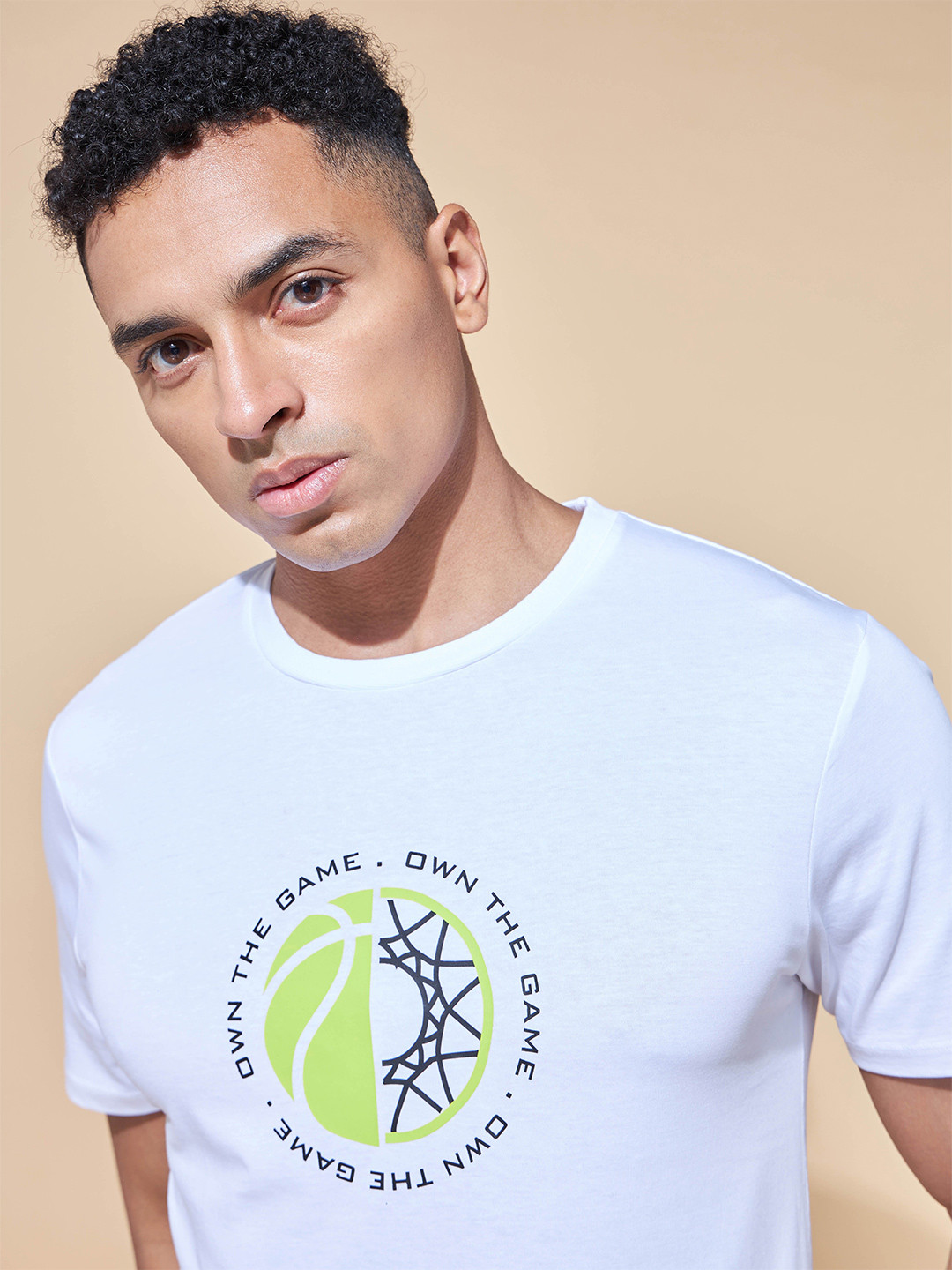 CULT Own The Game Printed Pure Cotton T-shirt