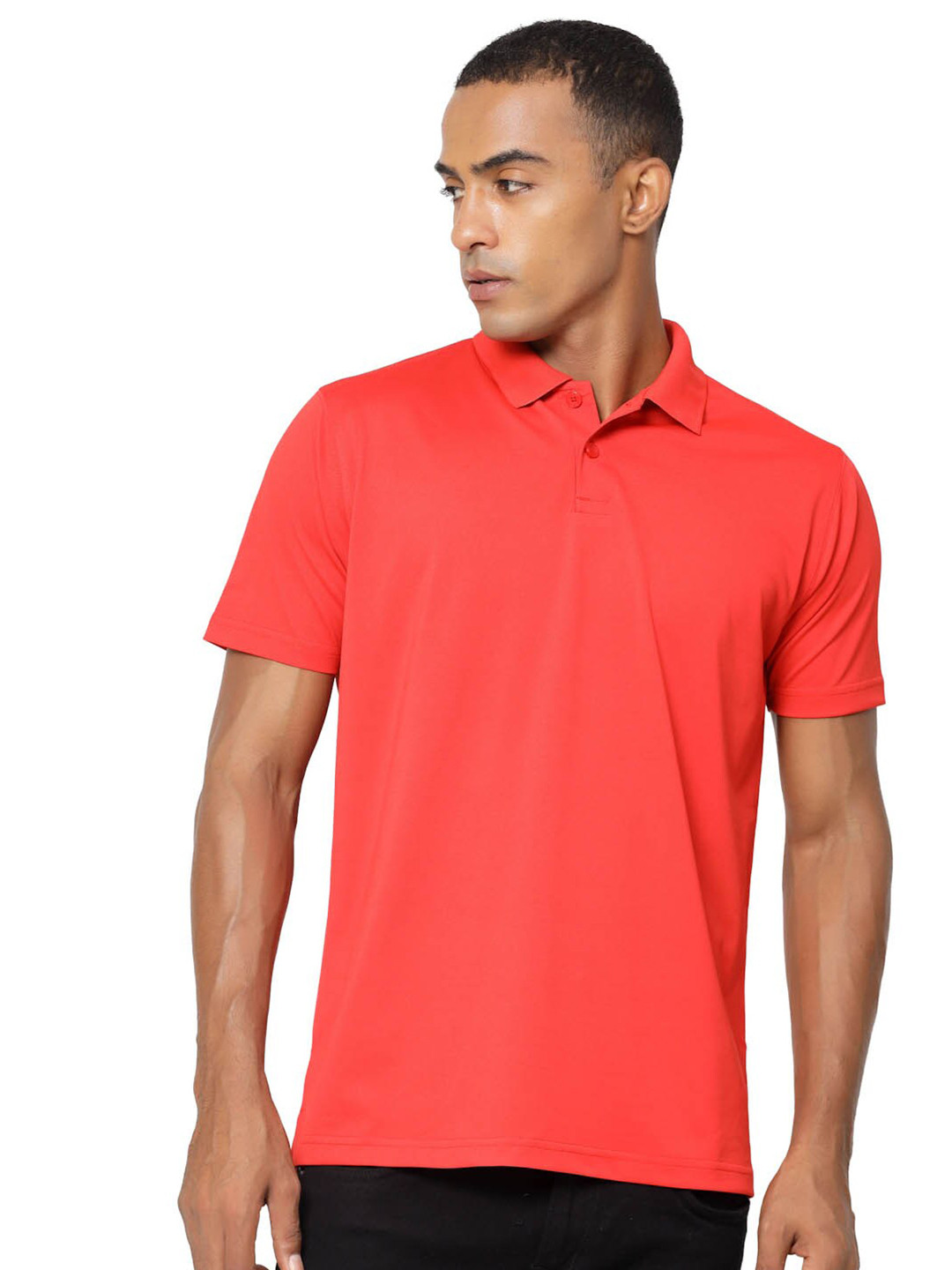 FUNDOO Polo Collar Dri-FIT Half Sleeve Slim Fit T-shirt