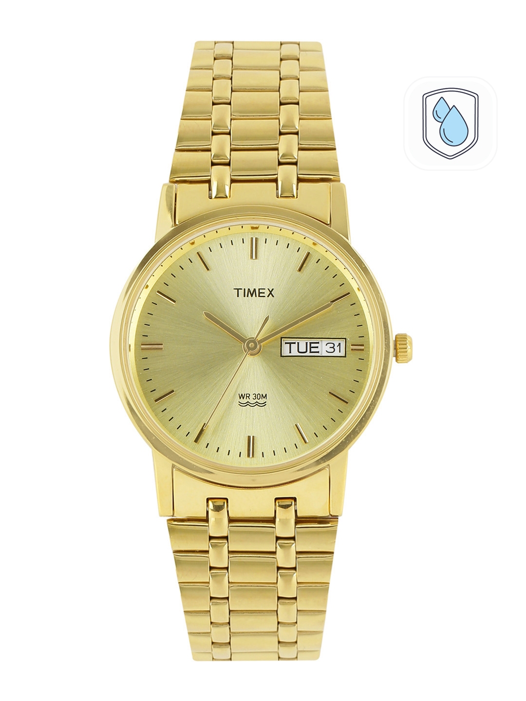 Buy Timex Men Champagne Analogue Watch A504 Watches for Men