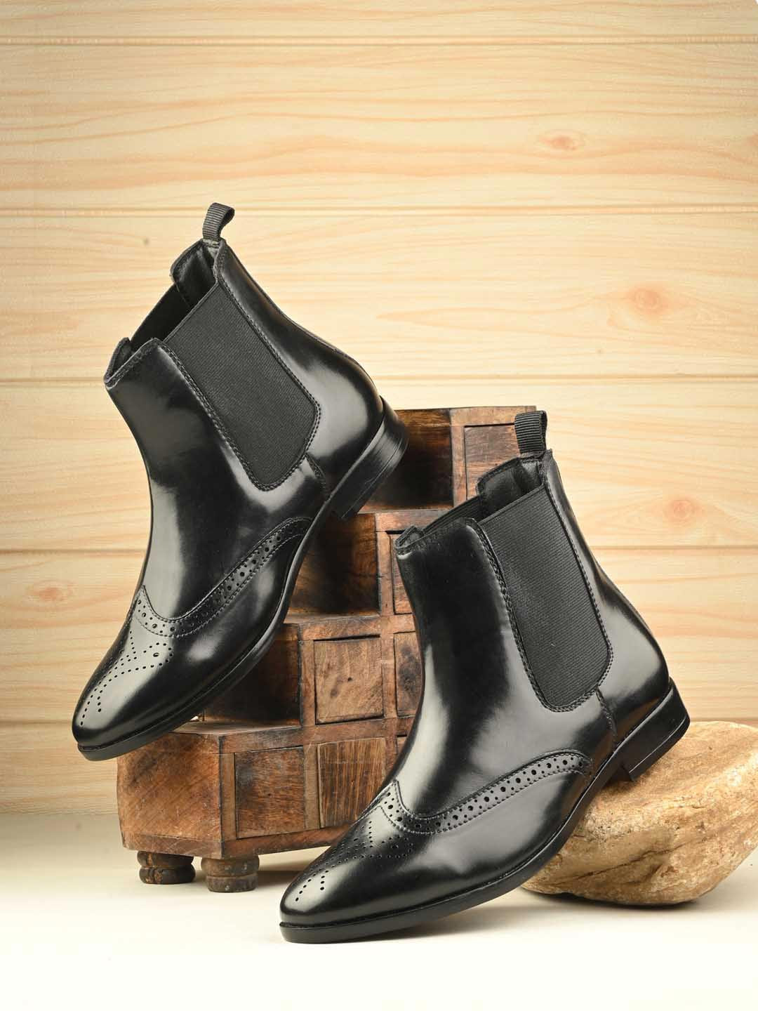 Hirels Men Casual Heeled Chelsea Boots